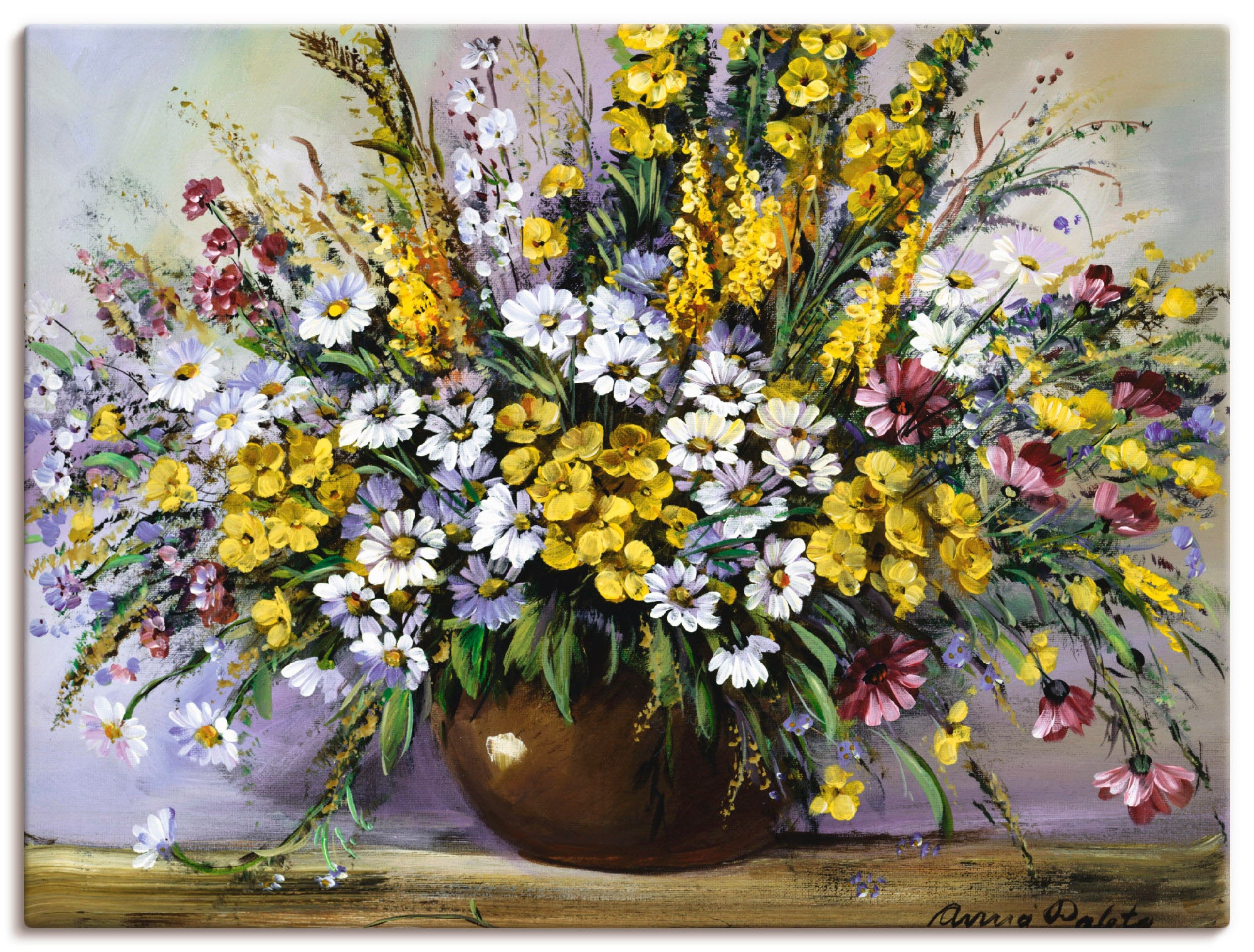 kaufen in Artland Poster Gänseblümchen«, St.), Blumen, Wandbild versch. Größen als Leinwandbild, | Wandaufkleber oder von (1 BAUR »Herrlichkeit