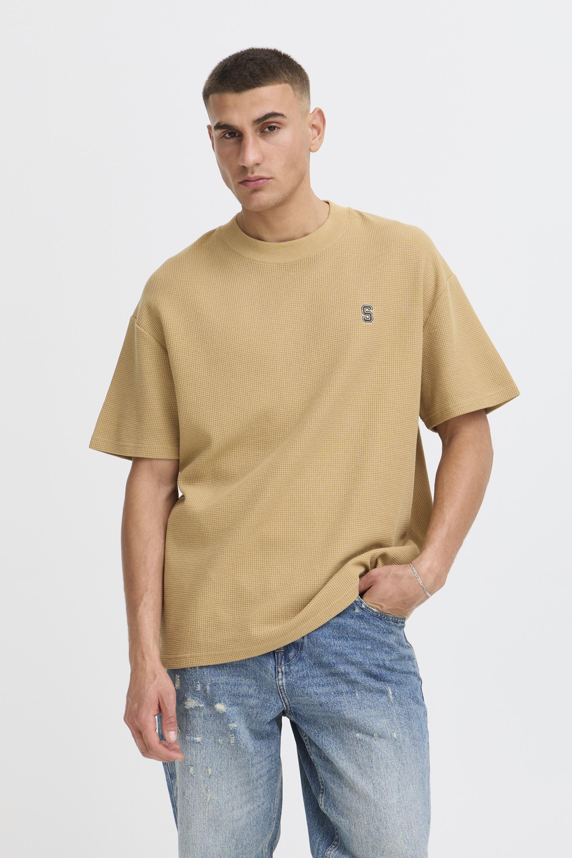 Solid SDRaul T-Shirt Brown M 2