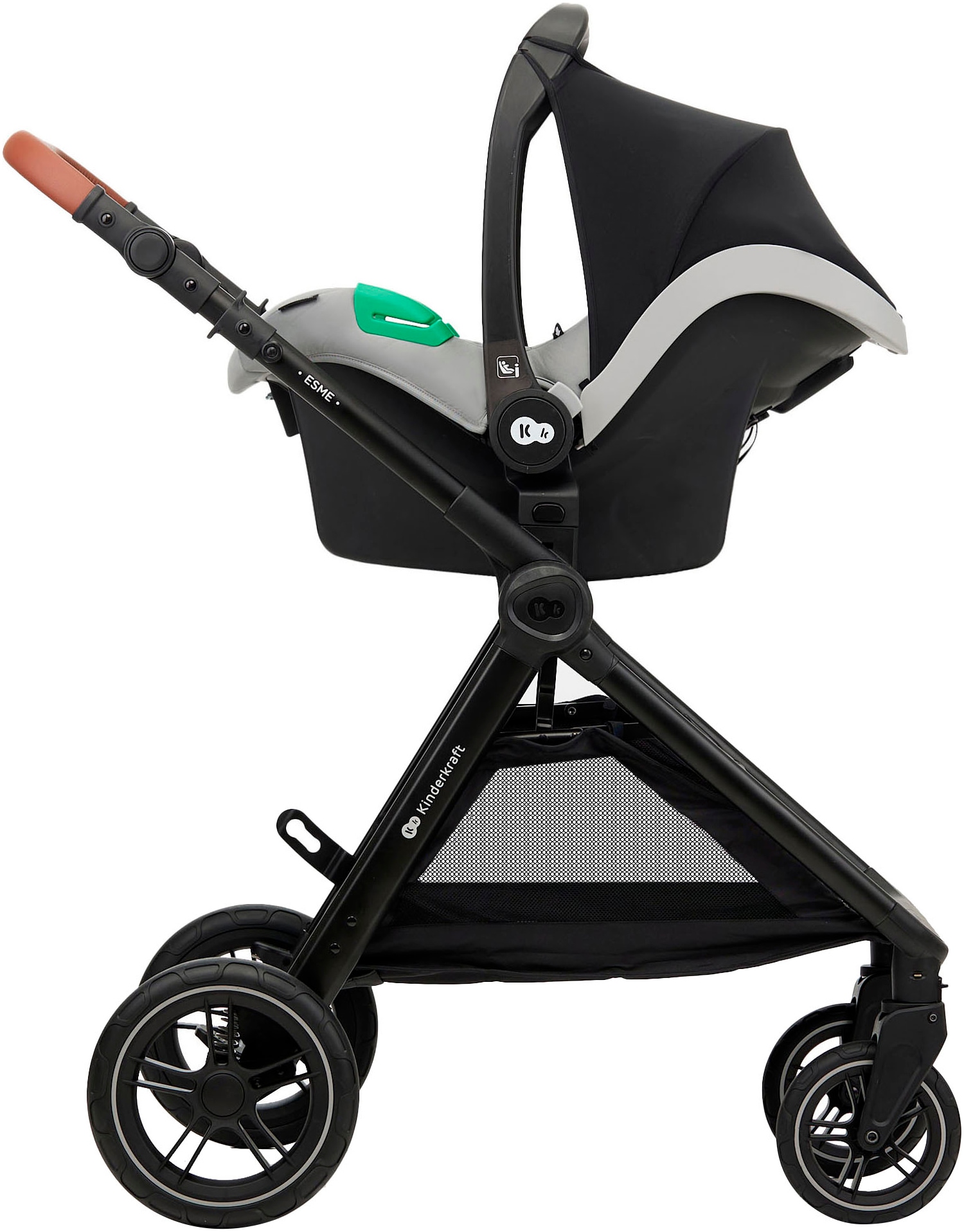 Kinderkraft Kombi-Kinderwagen »ESME 3IN1«, 22 kg, inkl. Babyschale