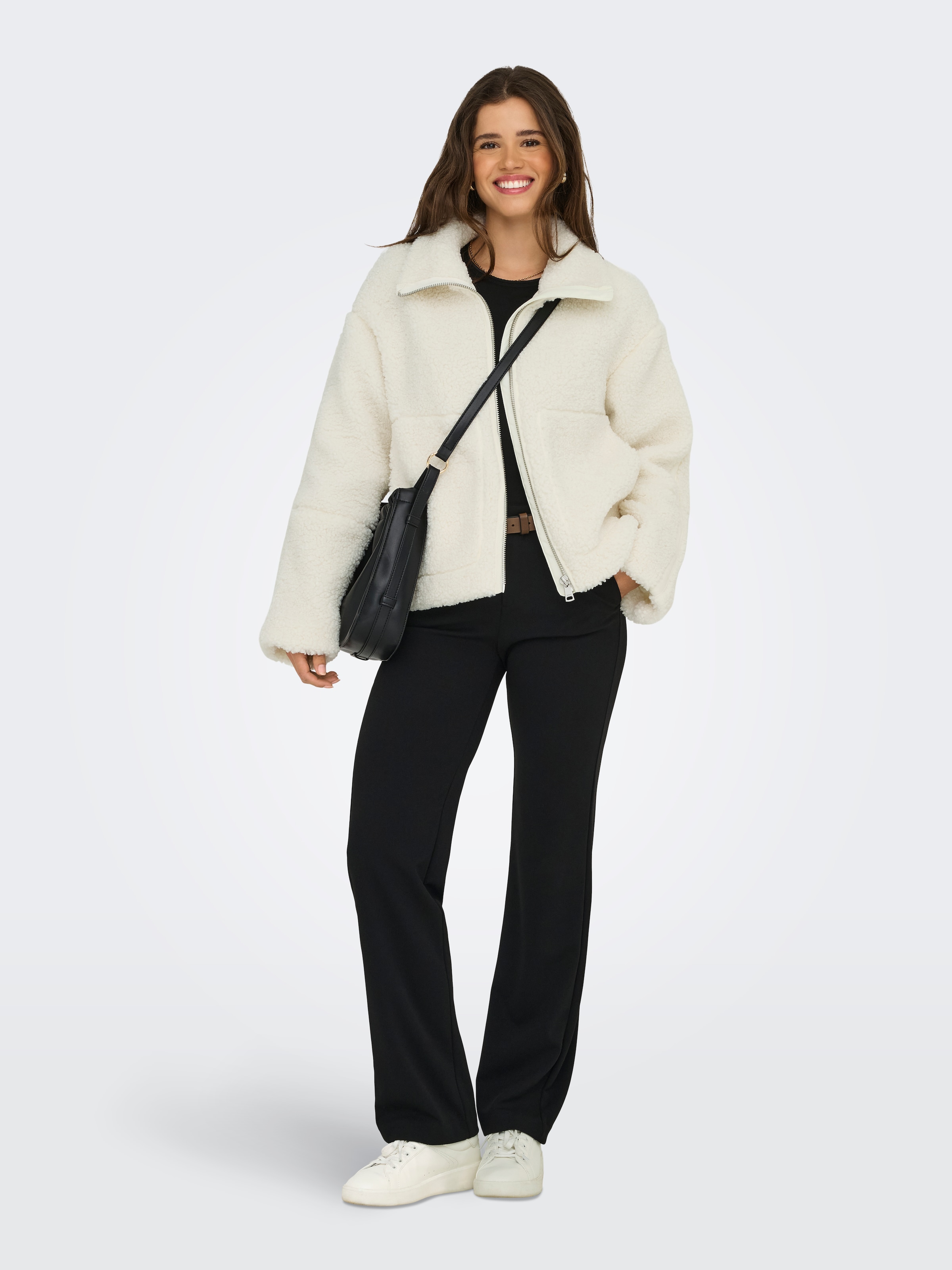 ONLY Outdoorjacke »ONLASPEN LIFE TEDDY JACKET NOOS OTW«, ohne Kapuze