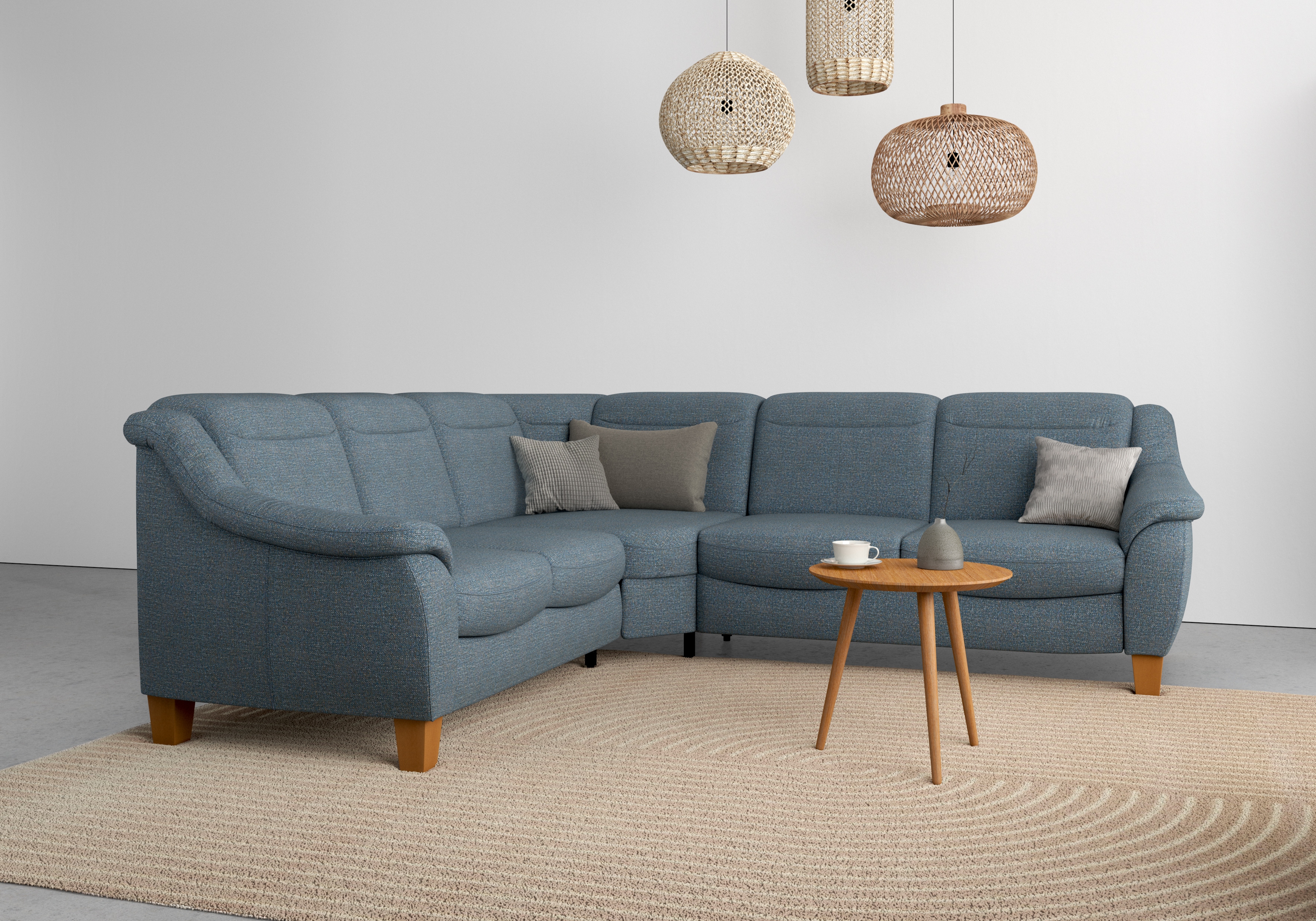 OTTO home Ecksofa "Caldera L-Form" Federkern, optional Kopfteilverstellung, Schlaffunktion & Bettkasten