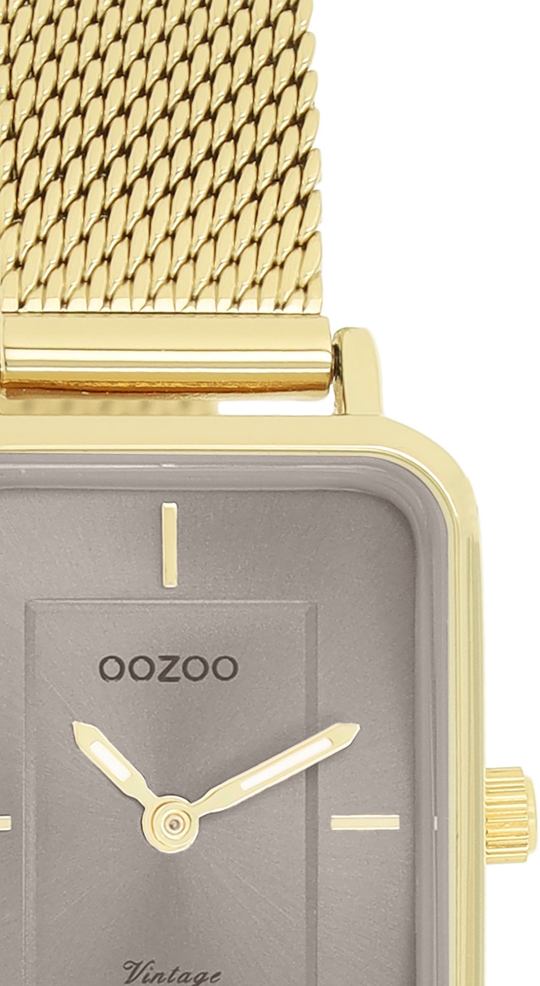 OOZOO Quarzuhr, Armbanduhr, Damenuhr, Edelstahlarmband, analog