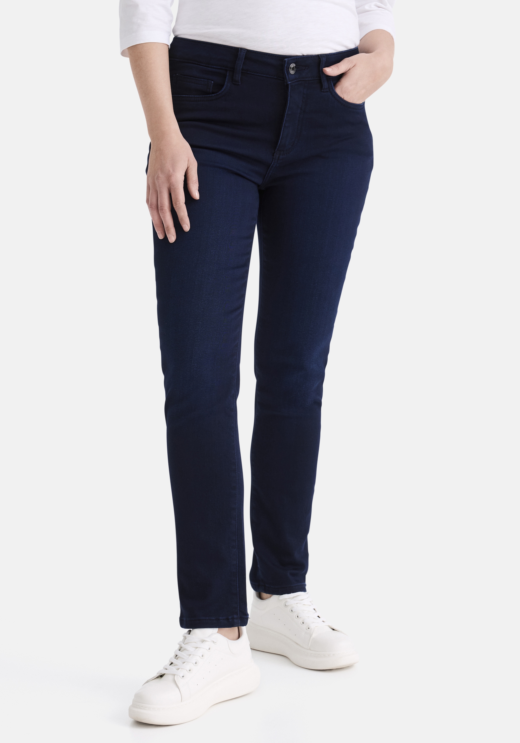 STOOKER WOMEN 5-Pocket-Jeans »Straight Fit Zermatt Thermo«, Straight Fit Casual Clean Wash Denim Jeans für Damen