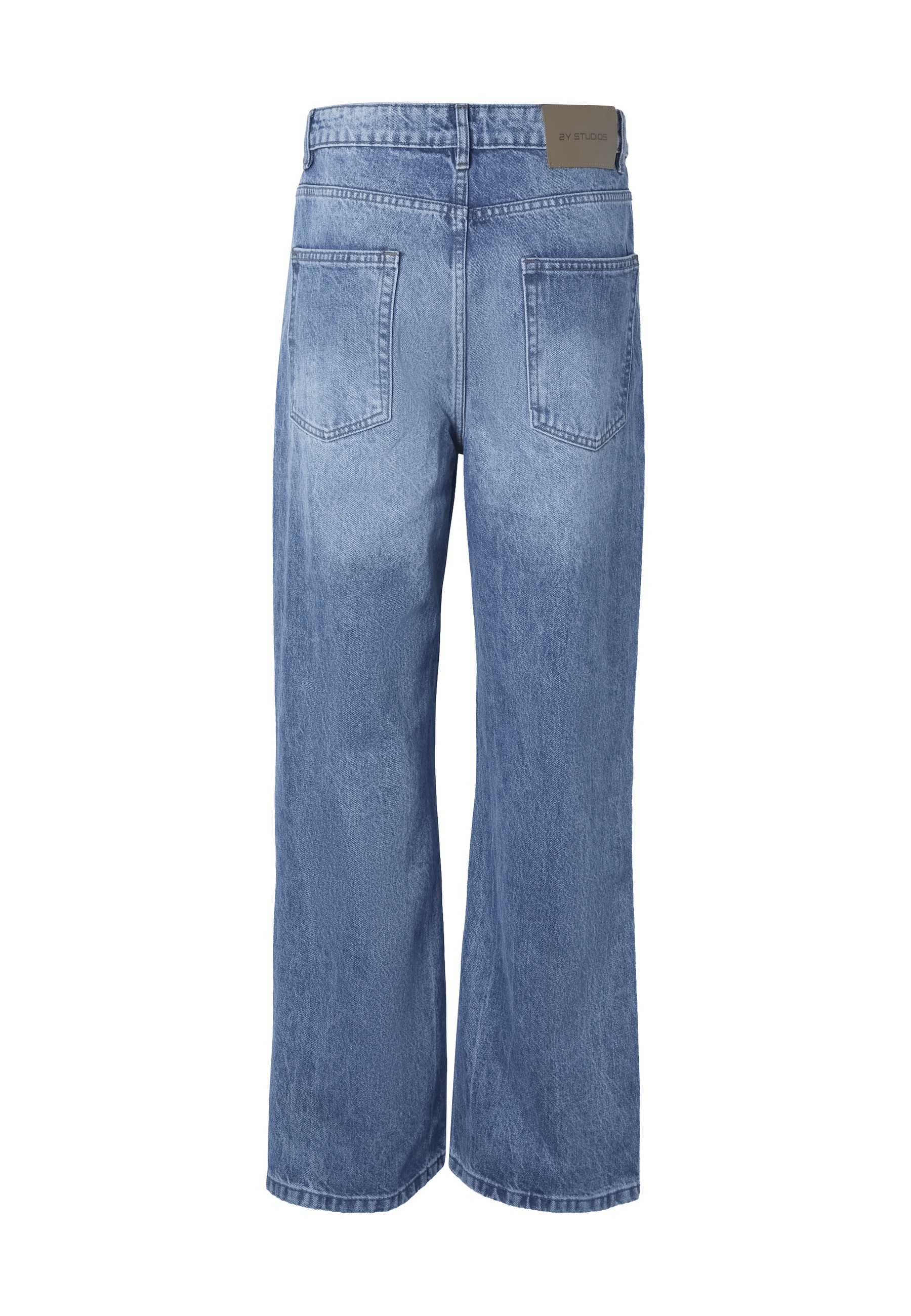 2Y Studios Adrik Basic Baggy Jeans Blue 36 5