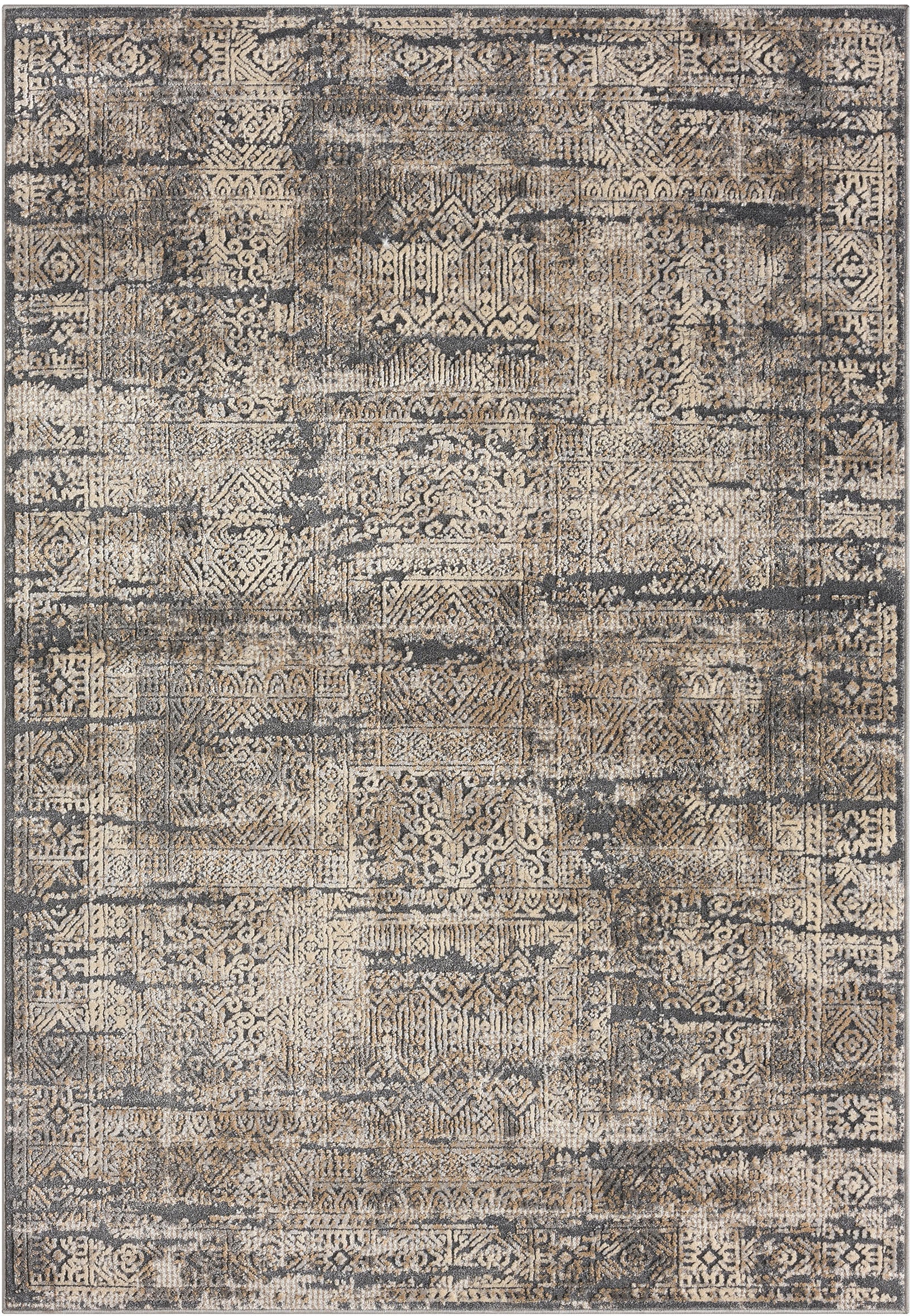 my home Teppich »Selin«, rechteckig, Vintage-Look, Schrumpf-Garn-Effekt, Qualität im | BAUR dichte dezenter kaufen Glanz