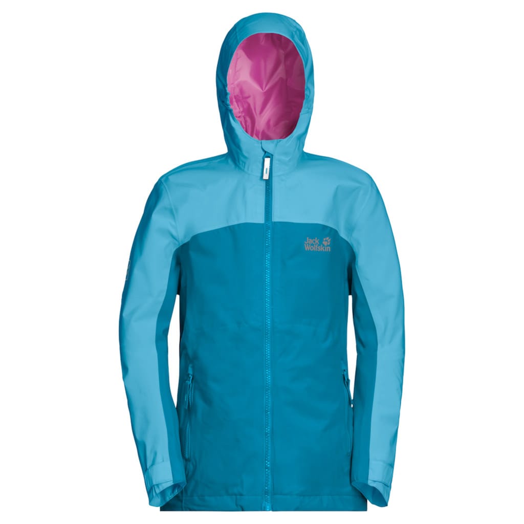 Jack Wolfskin 3-in-1-Funktionsjacke »SAANA JACKET GIRLS«, mit Kapuze