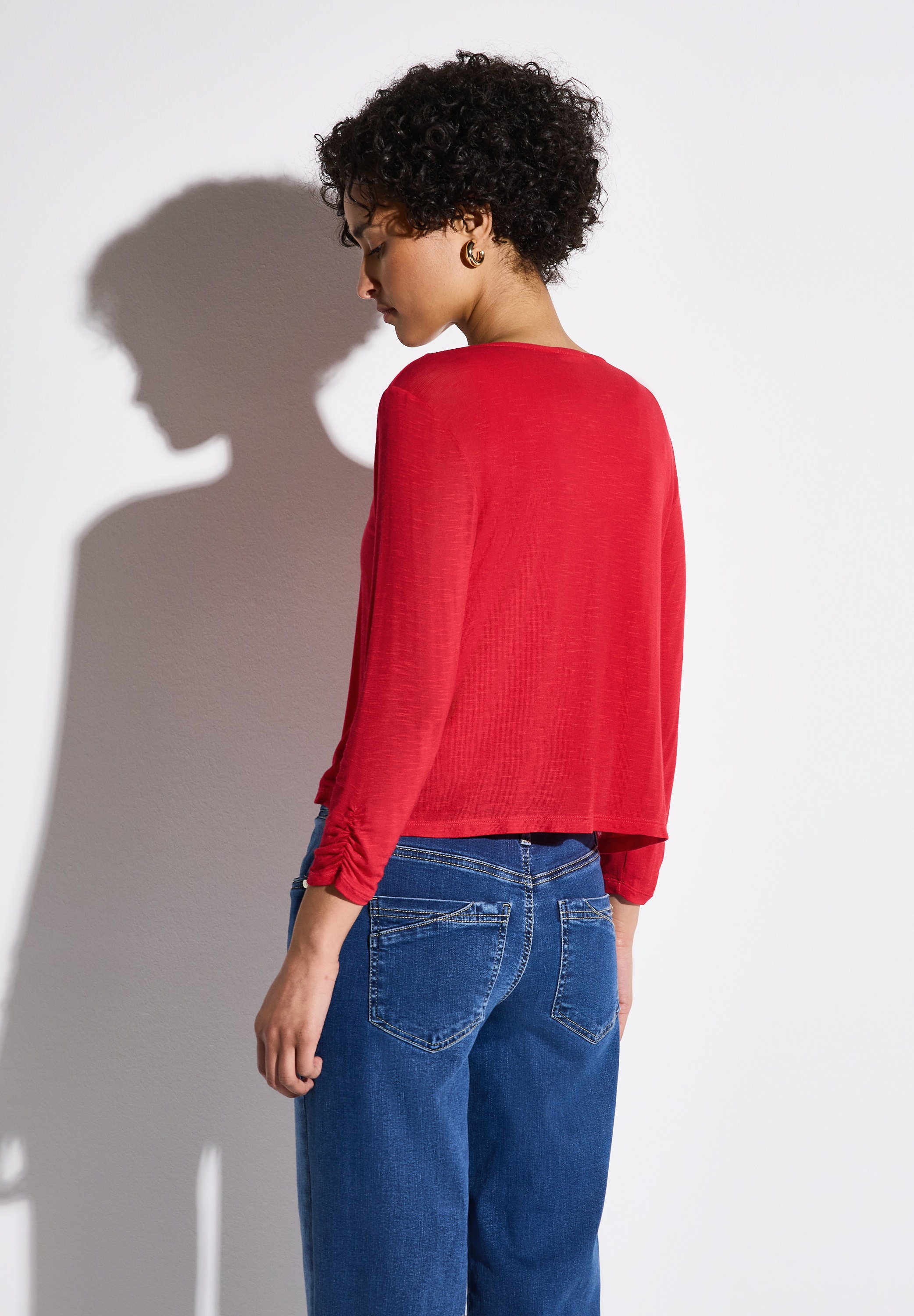 STREET ONE Shirtjacke "Style Suse", mit Stretchanteil günstig online kaufen