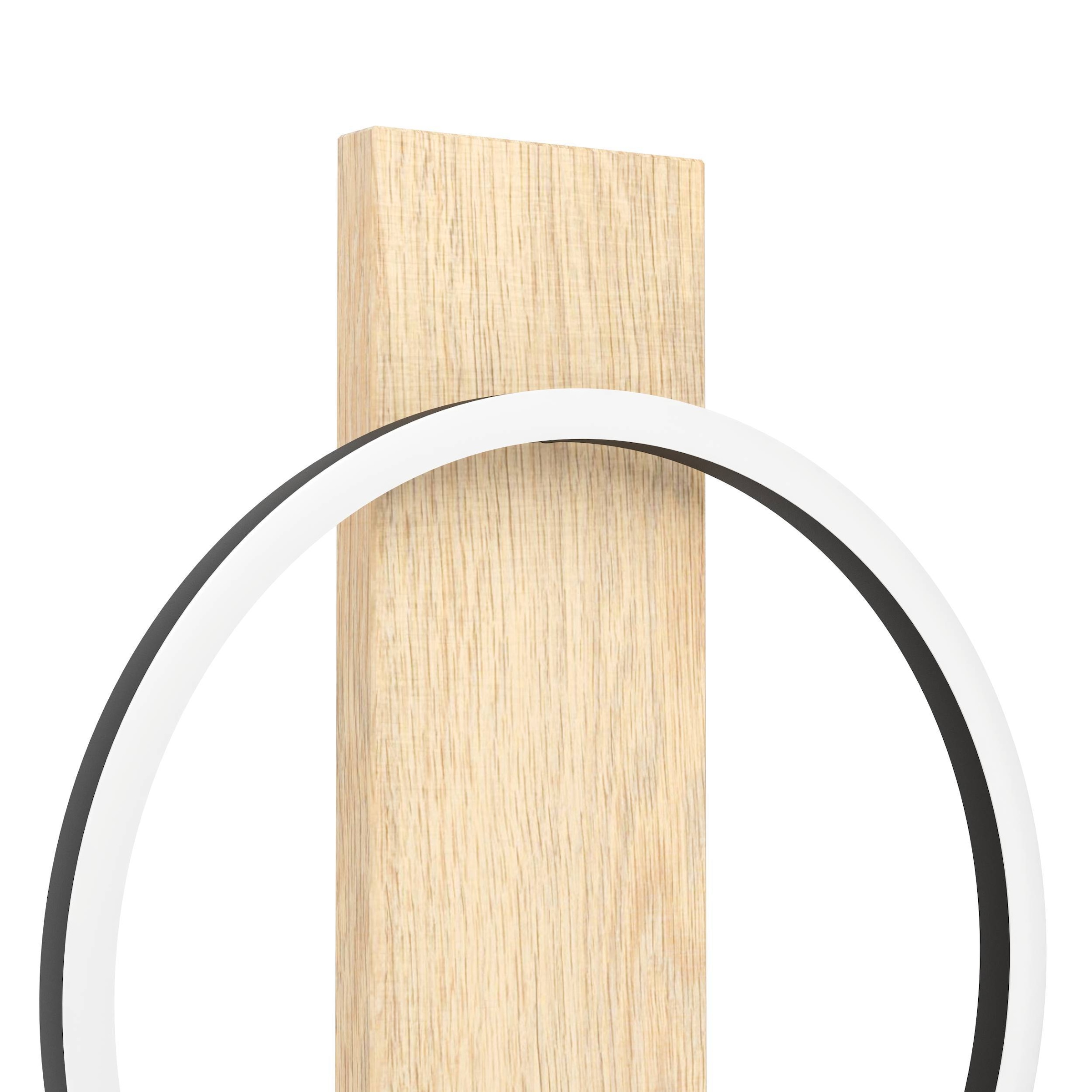 EGLO Wandleuchte »Boyal Wandlampe, FSC zerifiziert, Holz, Metall, Flurlampe, Lampe« LED-Modul 1 Stk. Warmweiß