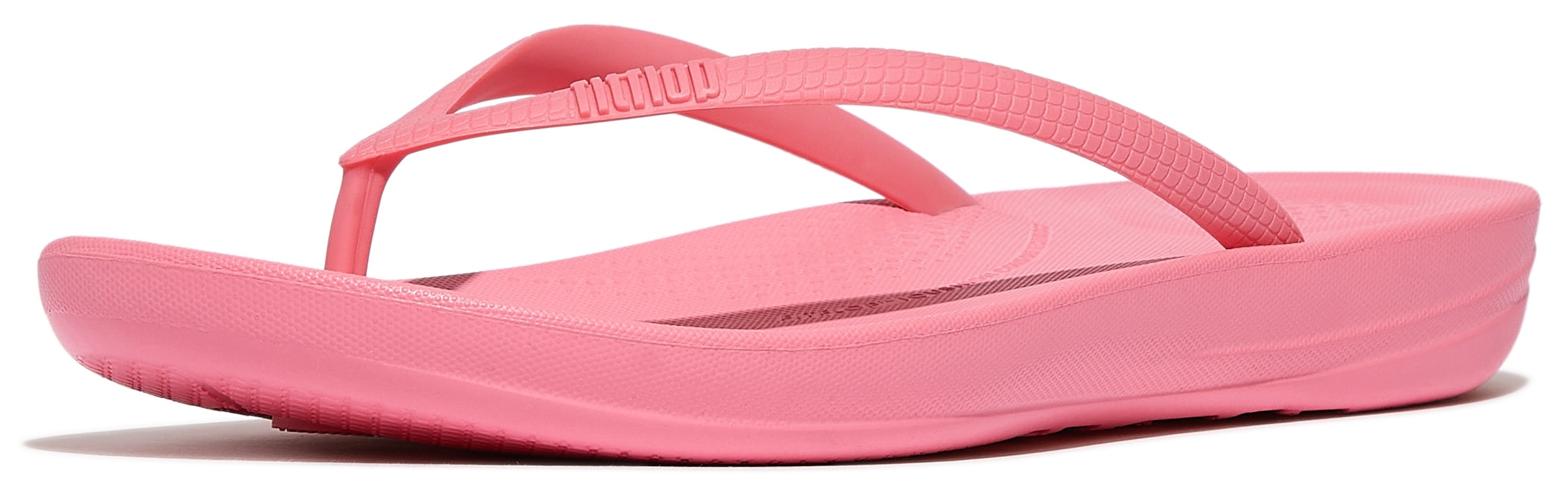 Fitflop Zehentrenner »IQUSHION«, Keilabsatz, Sommerschuh, Schlappen in schmaler Form