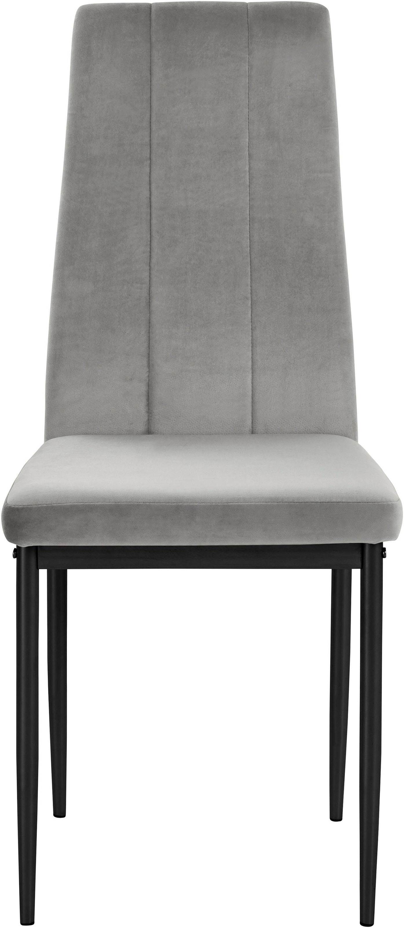 INOSIGN Esszimmerstuhl »Remus«, (Set), 2 St., Samtvelours, im 1er,2er und 4er Set erhältlich, unterschiedliche Bezugsqualitäten