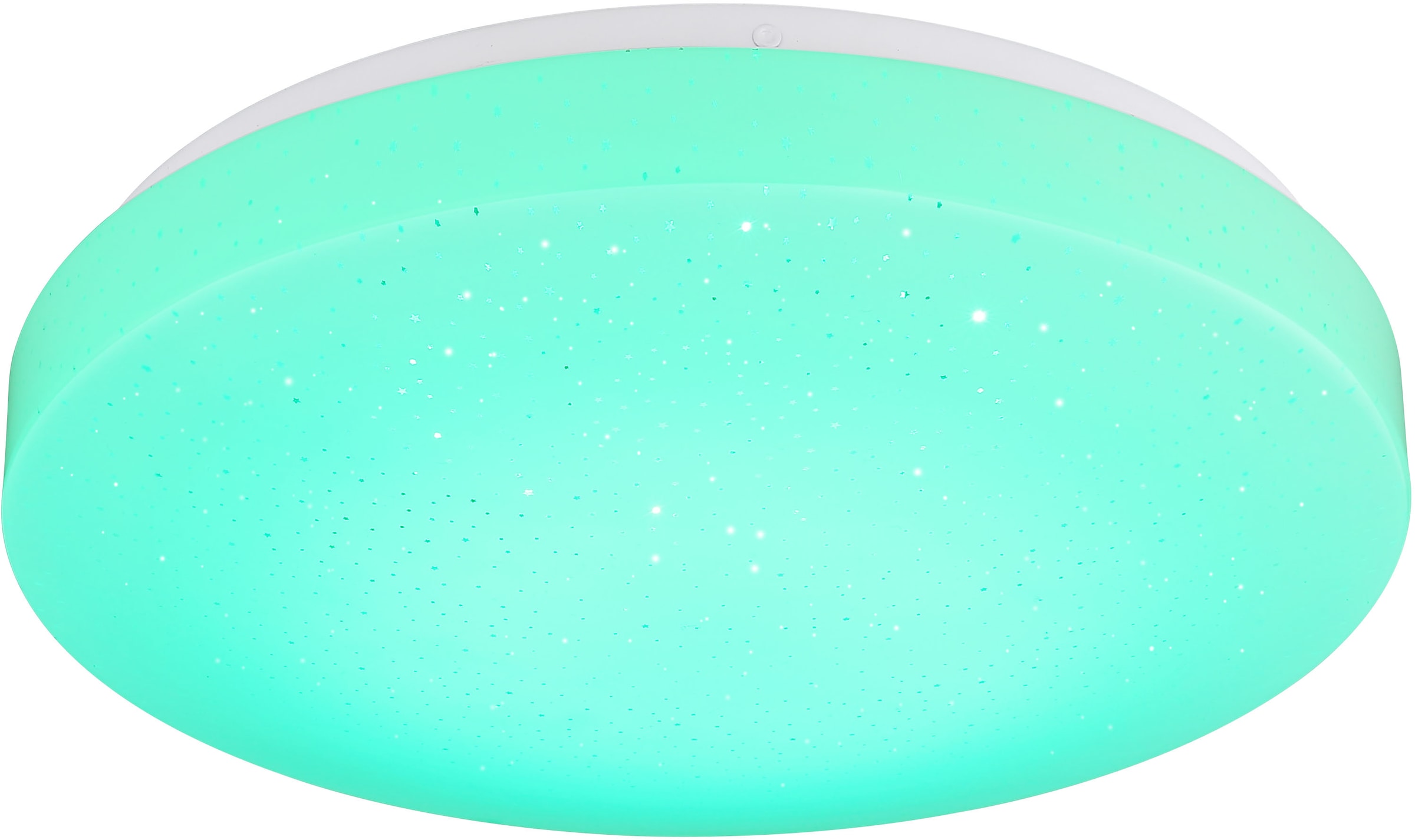 GLOBO LIGHTING LED Deckenleuchte »WARATA«, Leuchtmittel LED-Modul | LED fest integriert, Deckenlampe/rund/Wohnzimmer/Schlafzimmer/Farben: rot-grün-blau