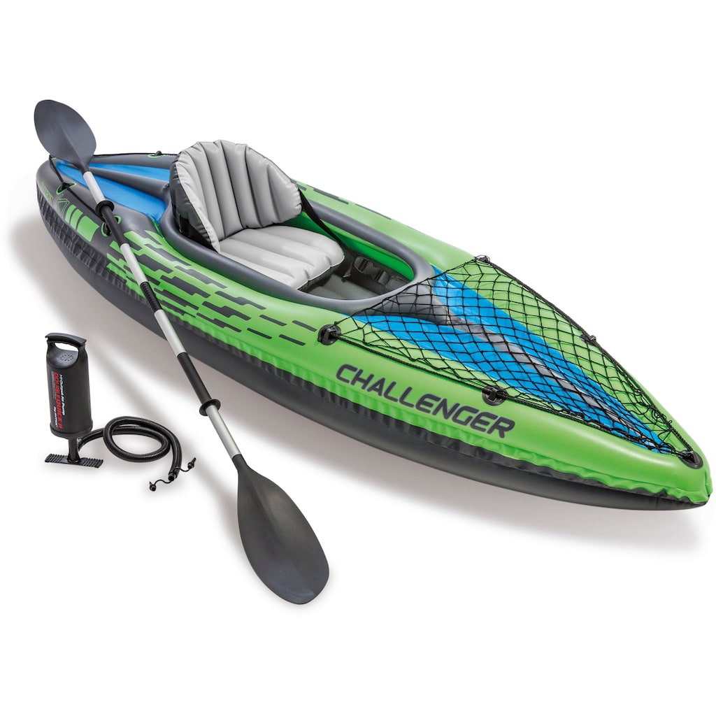 Intex Einerkajak »Challenger K1 Kayak Set«, (Set, 3 St.)