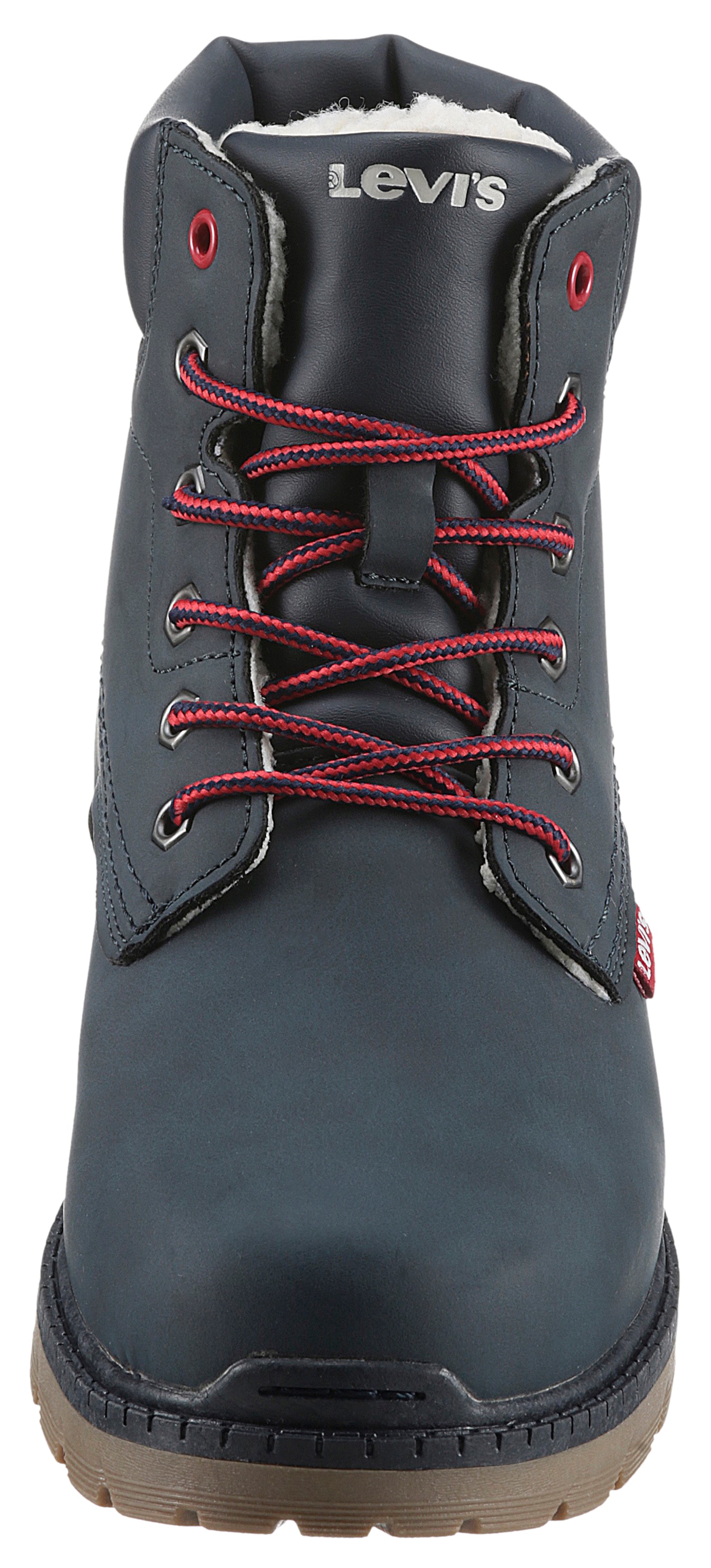Levi's® Kids Winterboots »LEVIS® NEW FORREST FUR«, Blockabsatz, Outdoorschuh, Schnürboots mit gepolstertem Schaftrand