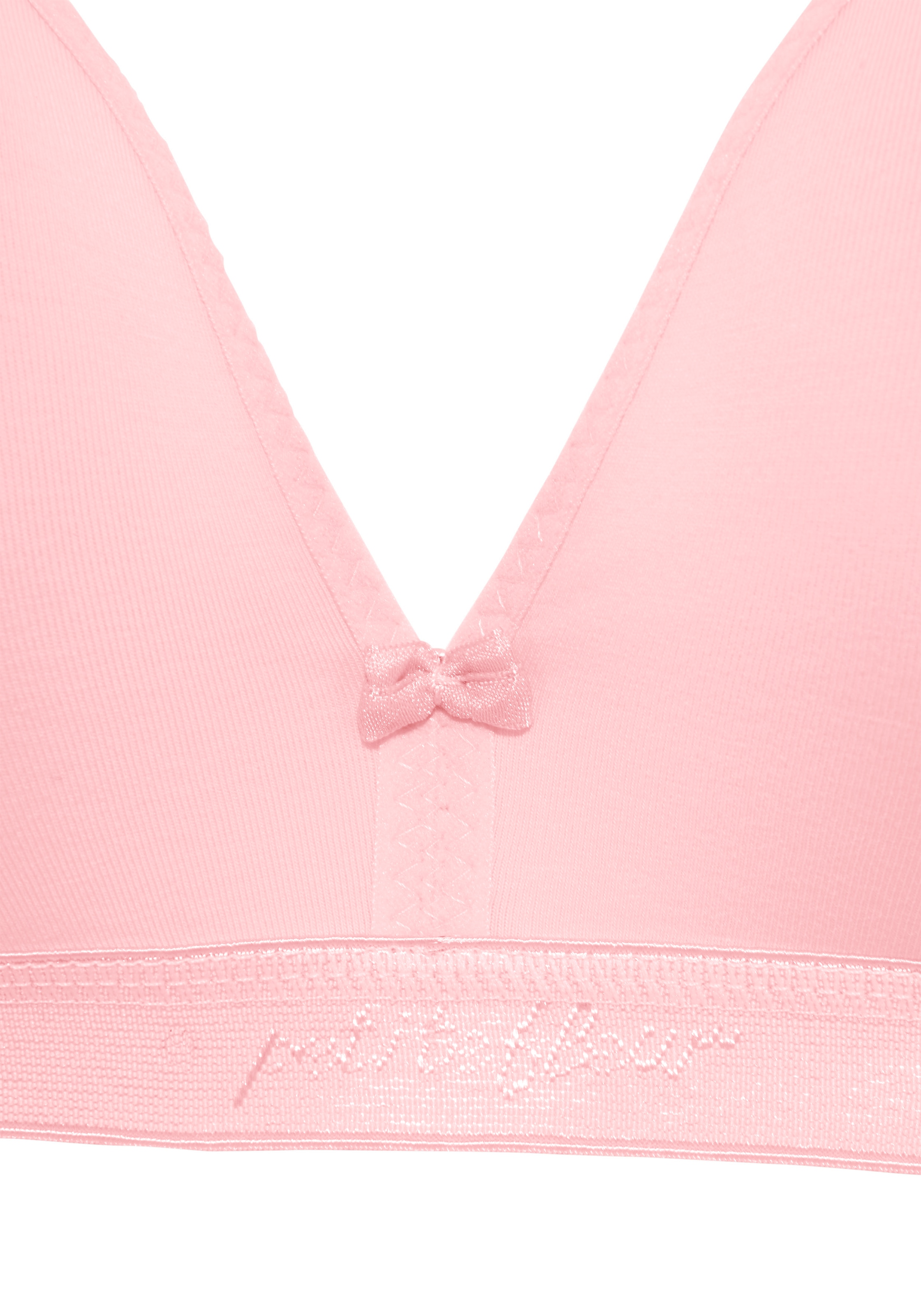 petite fleur Bralette-BH, ohne Bügel im Triangel-Schnitt aus Baumwolle