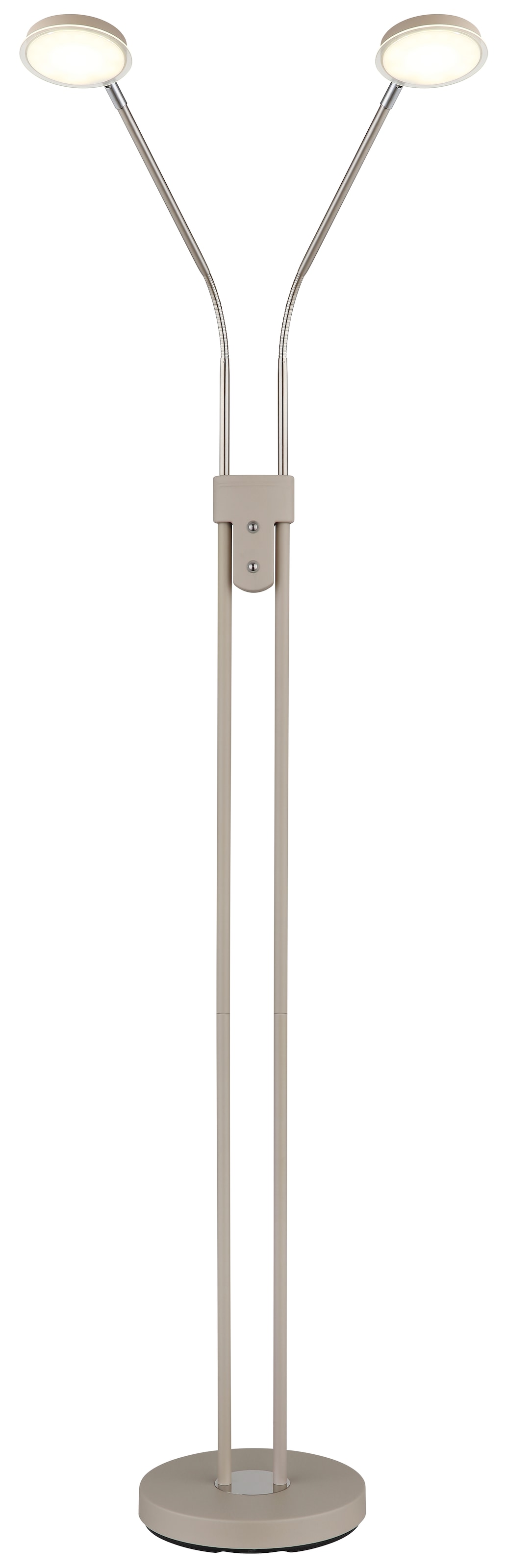 GLOBO LIGHTING Stehlampe »SILVIO« LED-Modul 1 Stk. Stehleuchte mit Touchdimmer, flexibel, modern & komfortabel