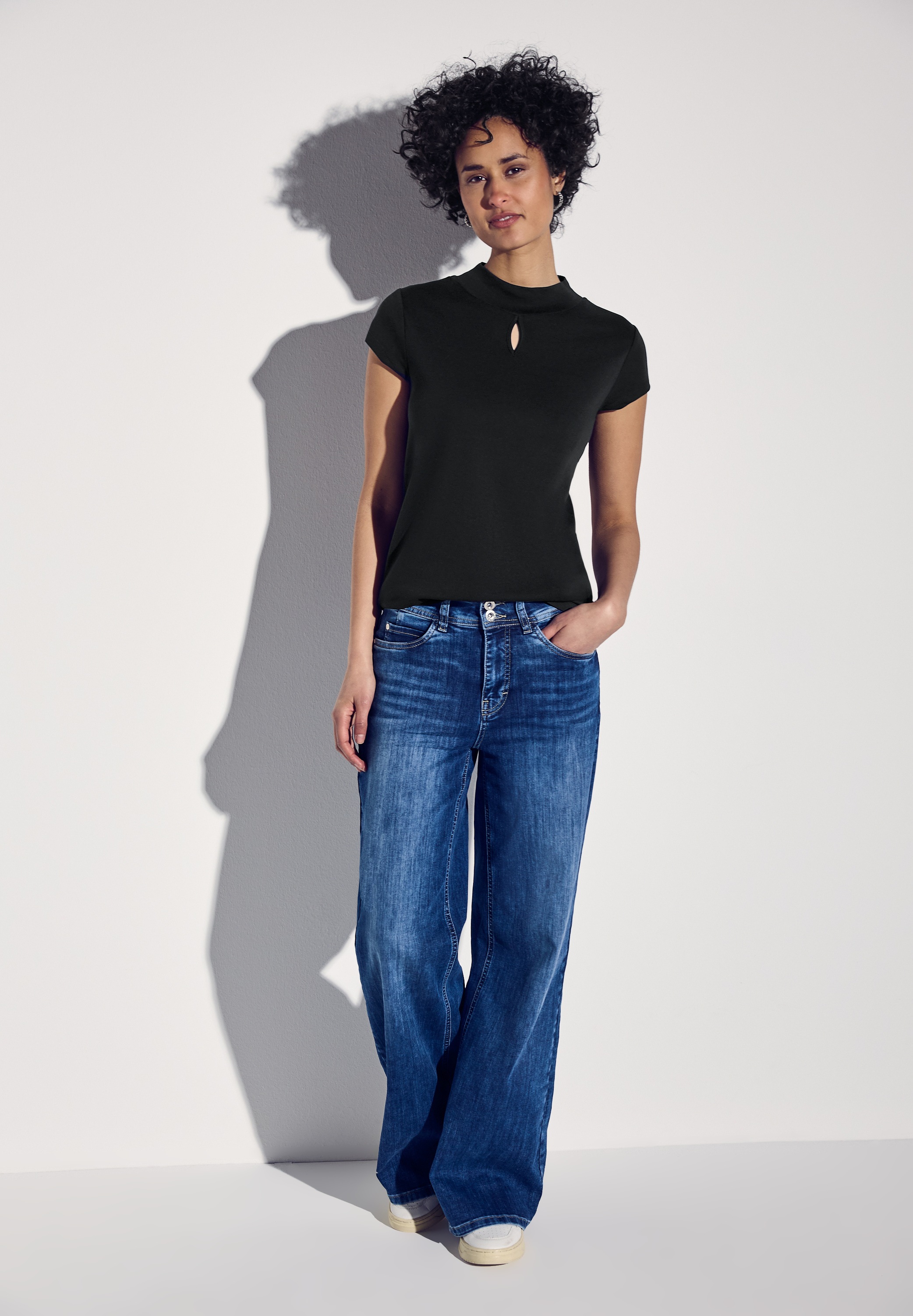 STREET ONE T-Shirt, mit Turtleneck