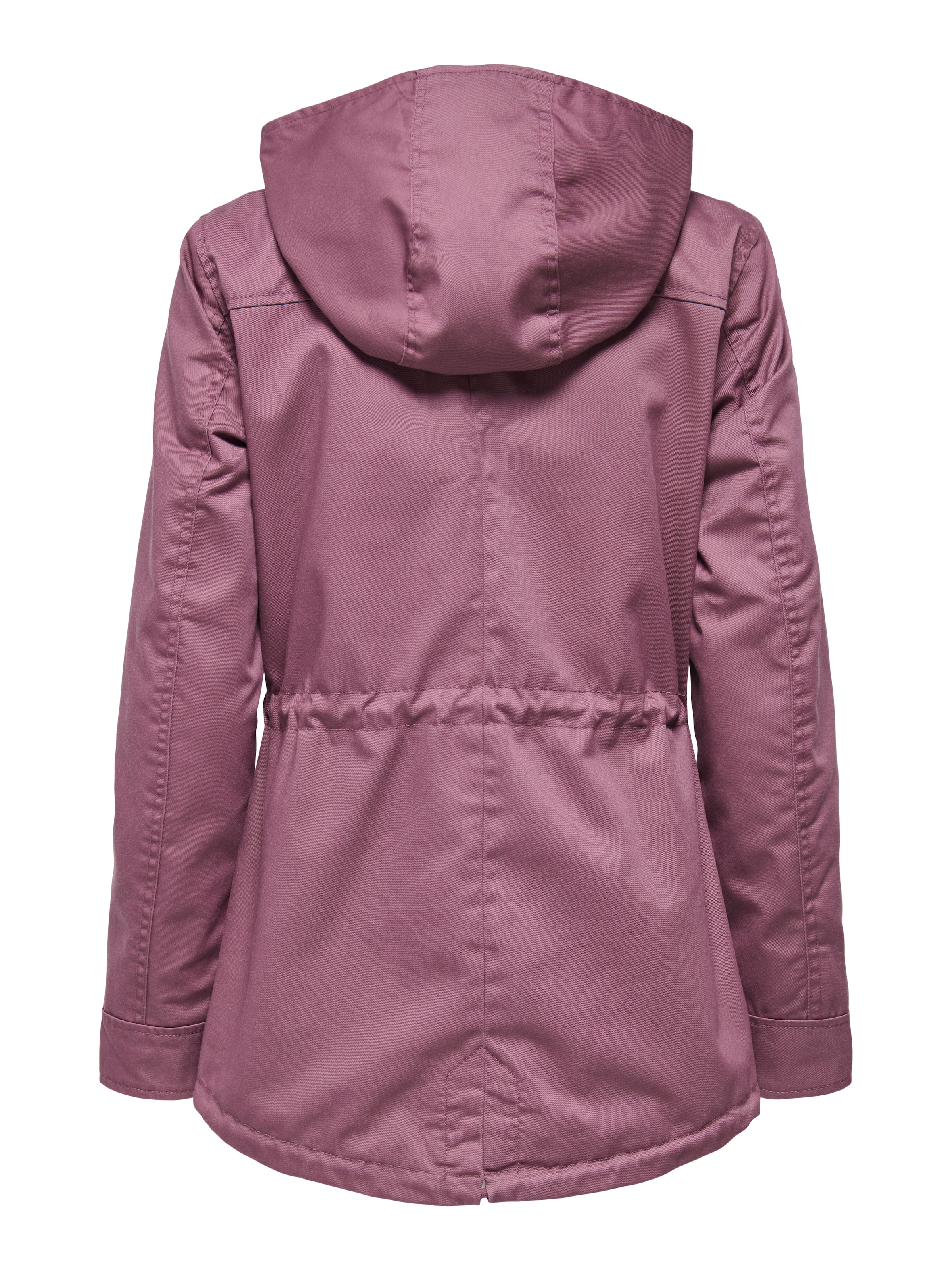 ONLY Parka »ONLLORCA LIFE CANVAS PARKA CC OTW« mit Kapuze mit Kordelzug in der Taille