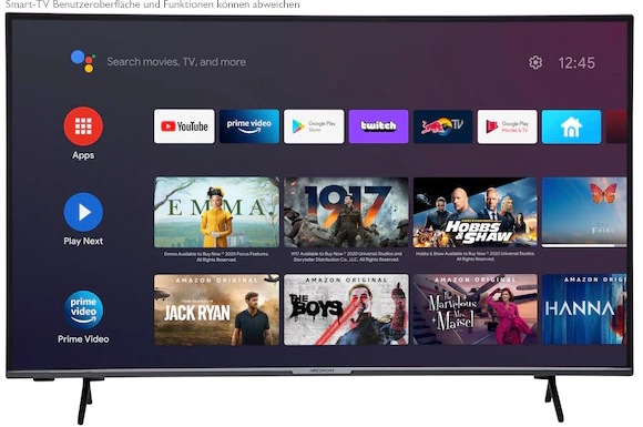 Medion® LED-Fernseher »MD33980 EU«, 4K Ultra HD, Smart-TV