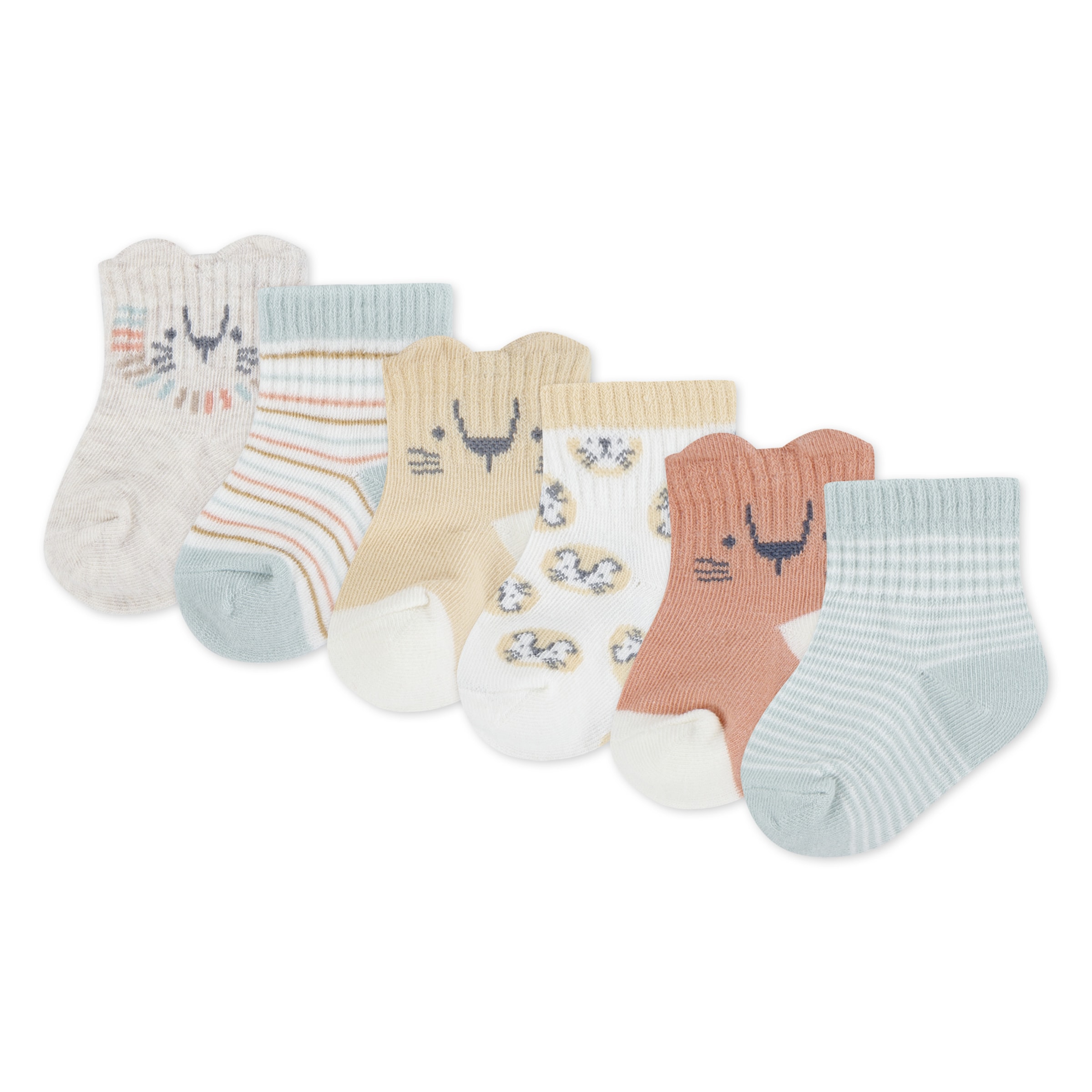 HUGGIES babywear "HGHB 6PK SOCK" Packung, 6 Paar tlg. mit Stickerei