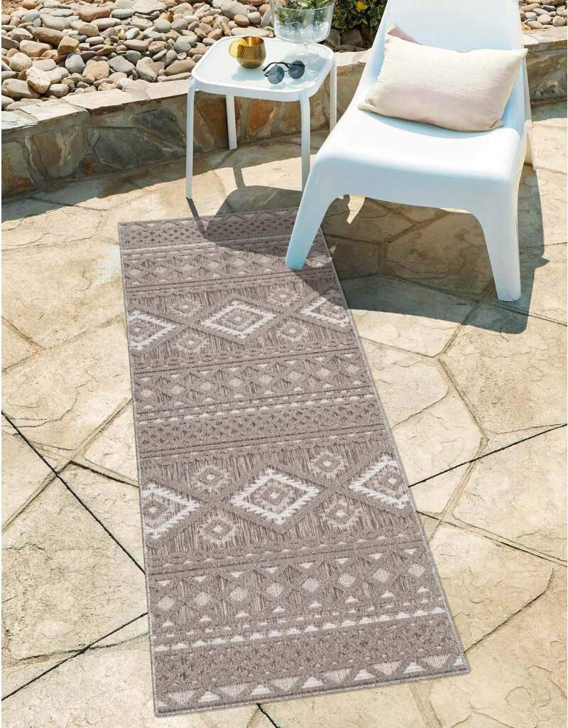 Teppich »In-& Outdoorteppich Santorini 435, 3D-Effekt, Boho-Look«, rechteckig, 5 mm...