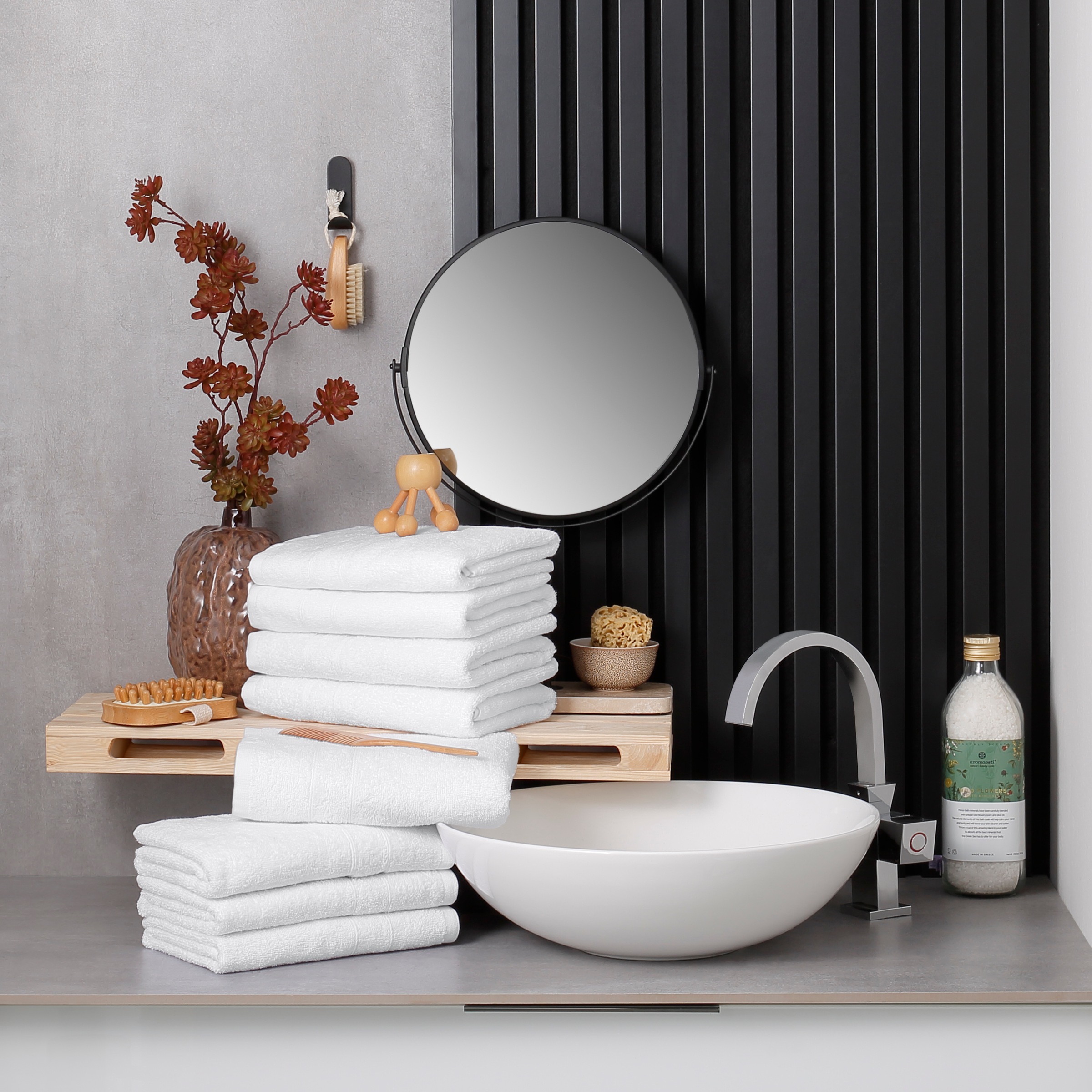 OTTO home Handtuch Set "Inga, 8 tlg. Handtuch-Set 50x100cm" Handtücher mit günstig online kaufen