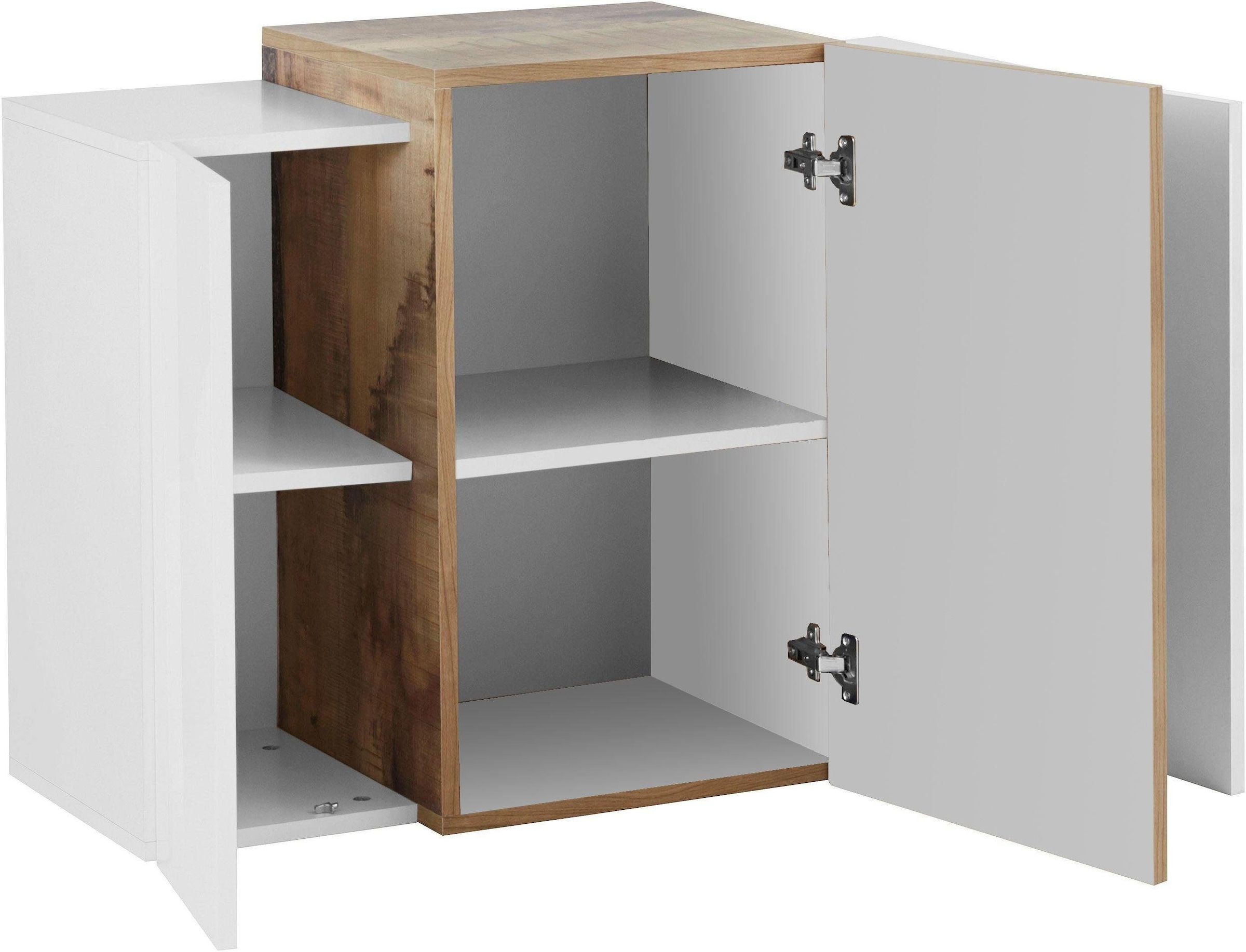 INOSIGN Hängevitrine »Coro, Hängeschrank, Oberschrank, Hängeregal grifflos Doppeltiefe«, Breite 90 cm