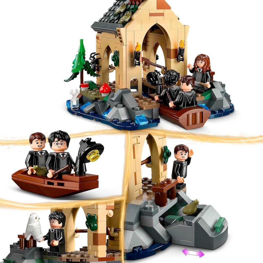 LEGO® Konstruktionsspielsteine »Bootshaus von Schloss Hogwarts™ (76426), LEGO® Harry Potter™«, (350 St.), Made in Europe