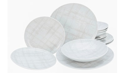 Teller-Set »Geschirr-Set Home - Shabby Chic«, (Set, 12 tlg., Tafelservice für 4 Personen)