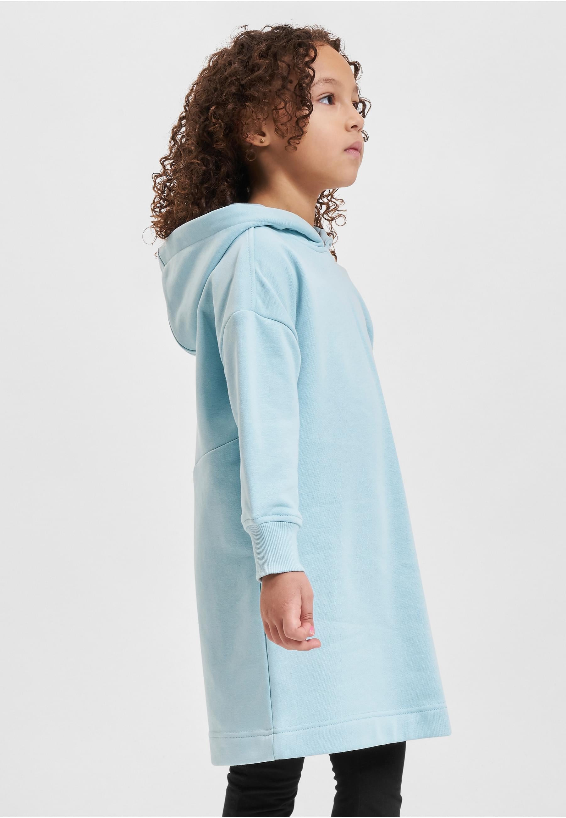 URBAN CLASSICS Shirtkleid »Urban Classics Damen Girls Oversized Terry Hoody Dress«, (1 tlg.)