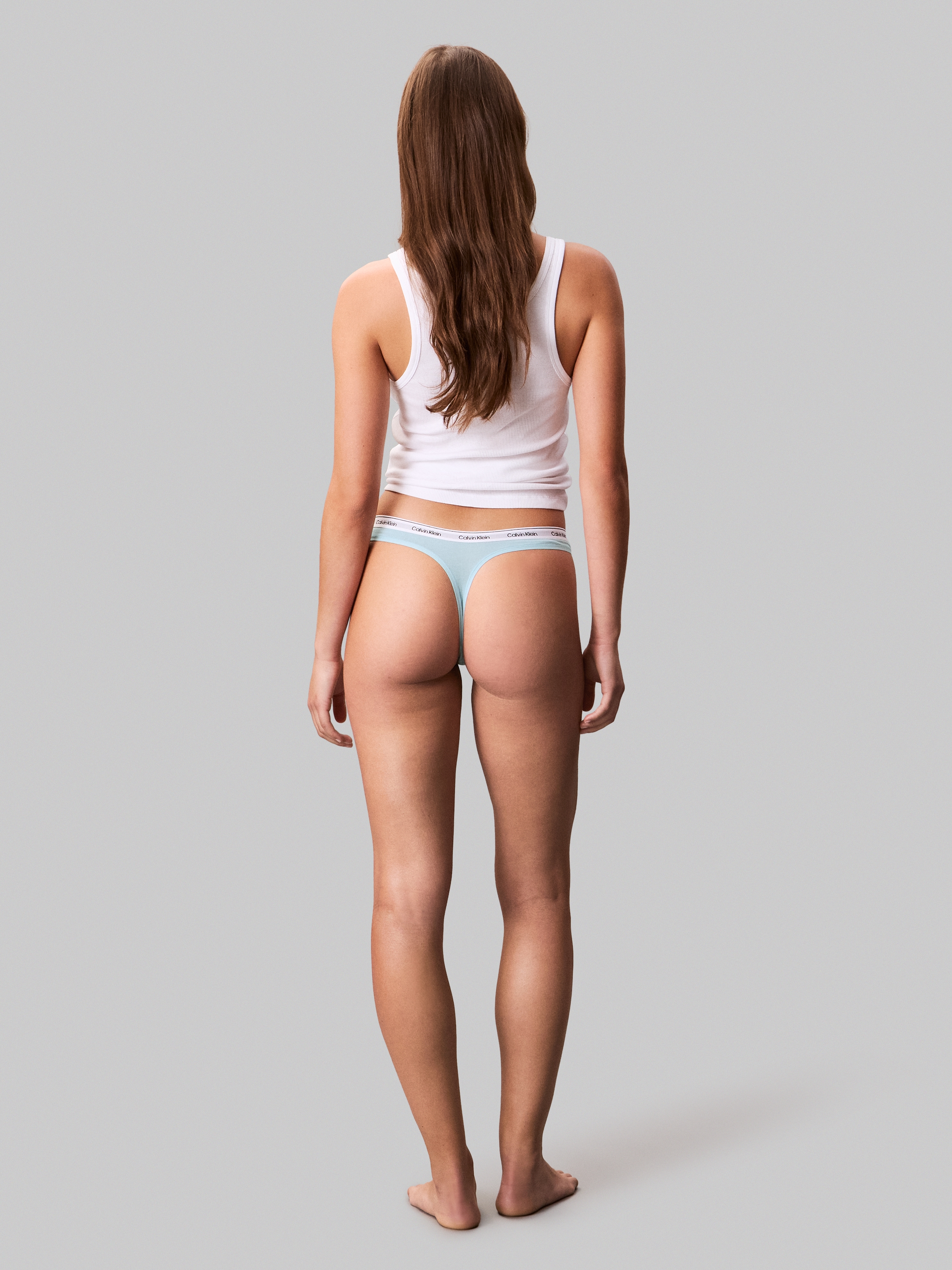 Calvin Klein Underwear String »5 PACK THONG (LOW-RISE)«, (Packung, 5 St., 5er-Pack), mit Logobund