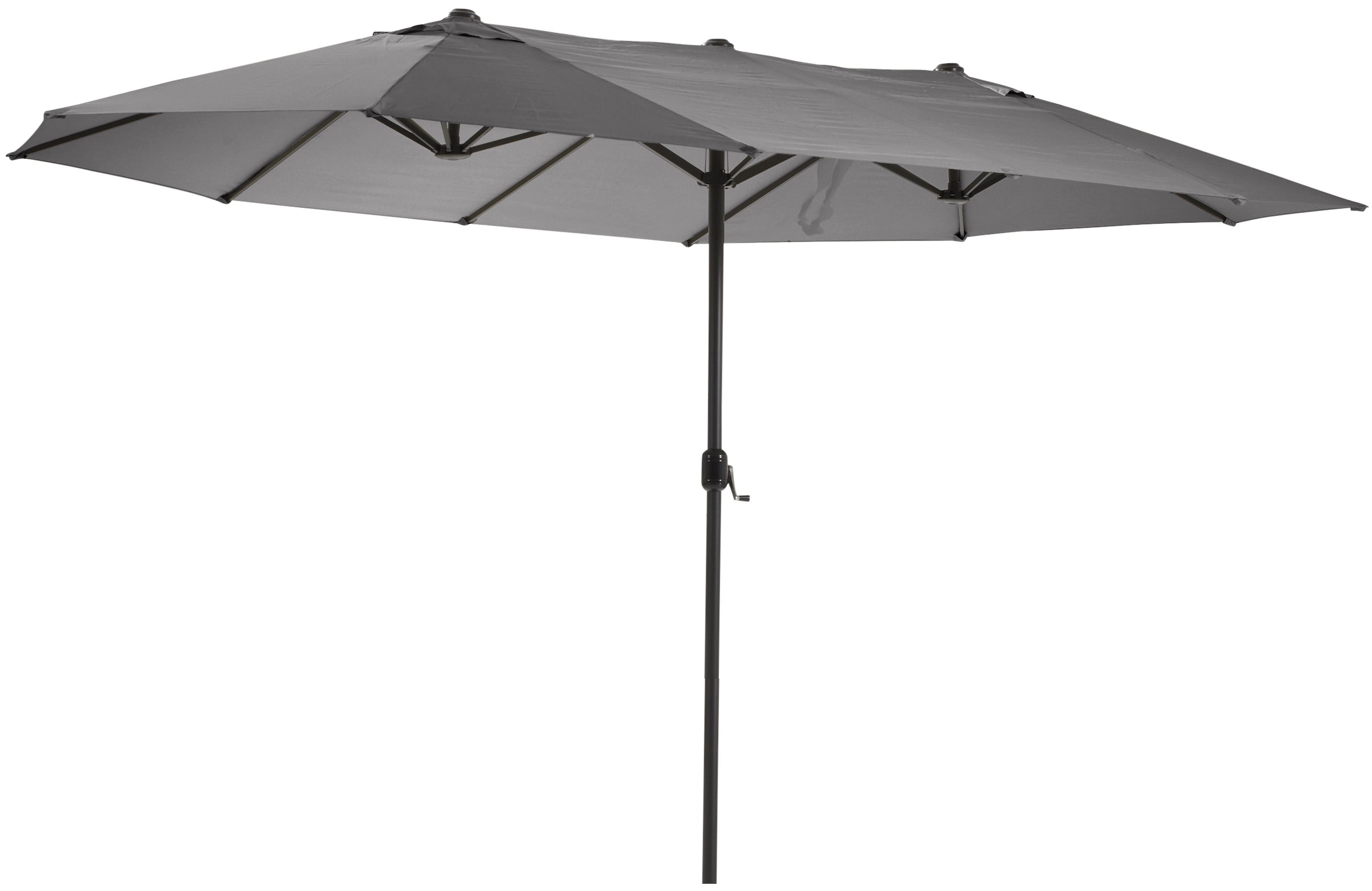 Leco Sonnenschirm »Oval-Schirm "DAS ORIGINAL" 4,6x2,7 m«, Aluminium-/Stahlrohrgestell