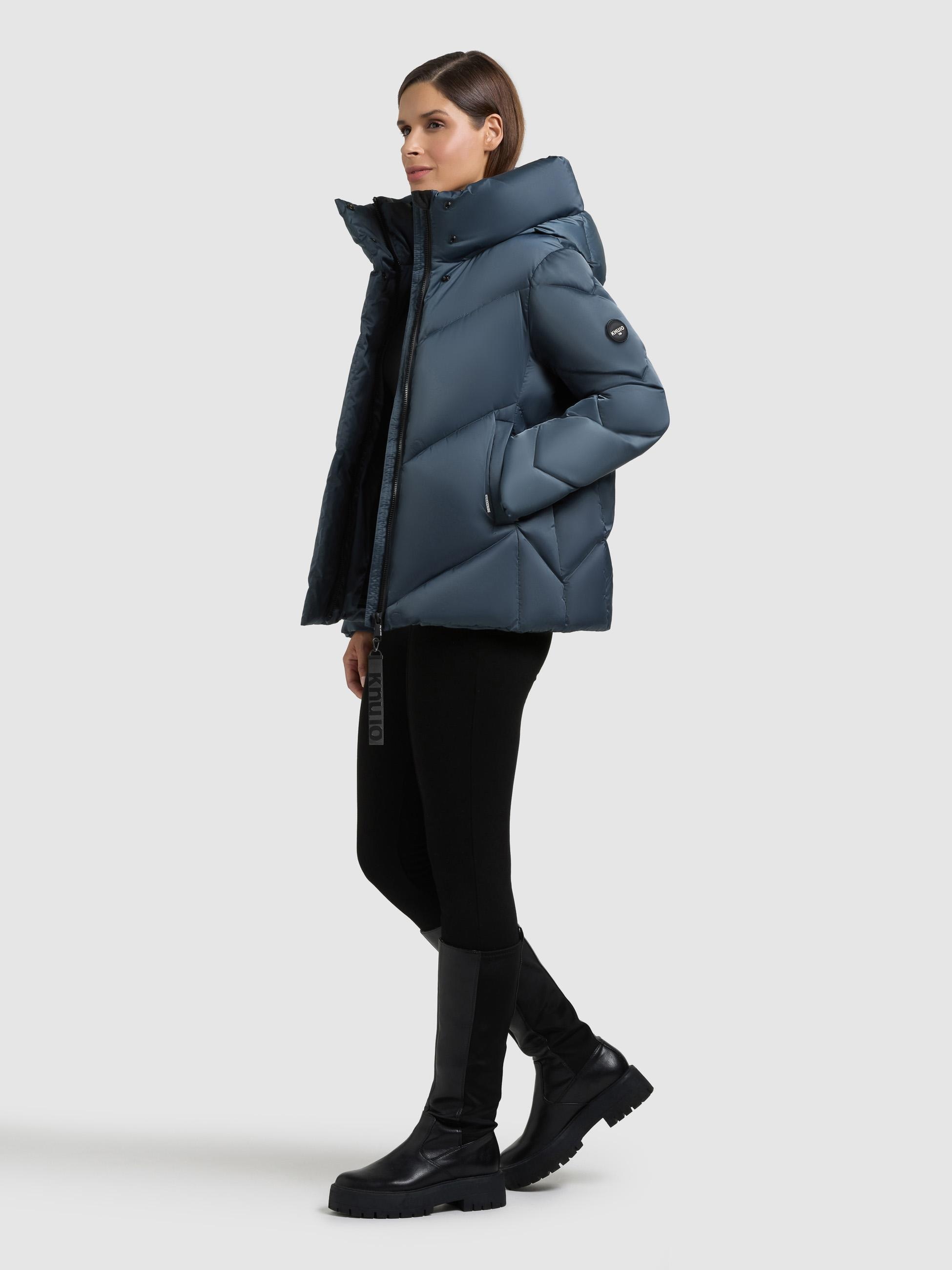 khujo Winterjacke »Olsa2« mit Kapuze Gefütterte Steppjacke mit Kapuze