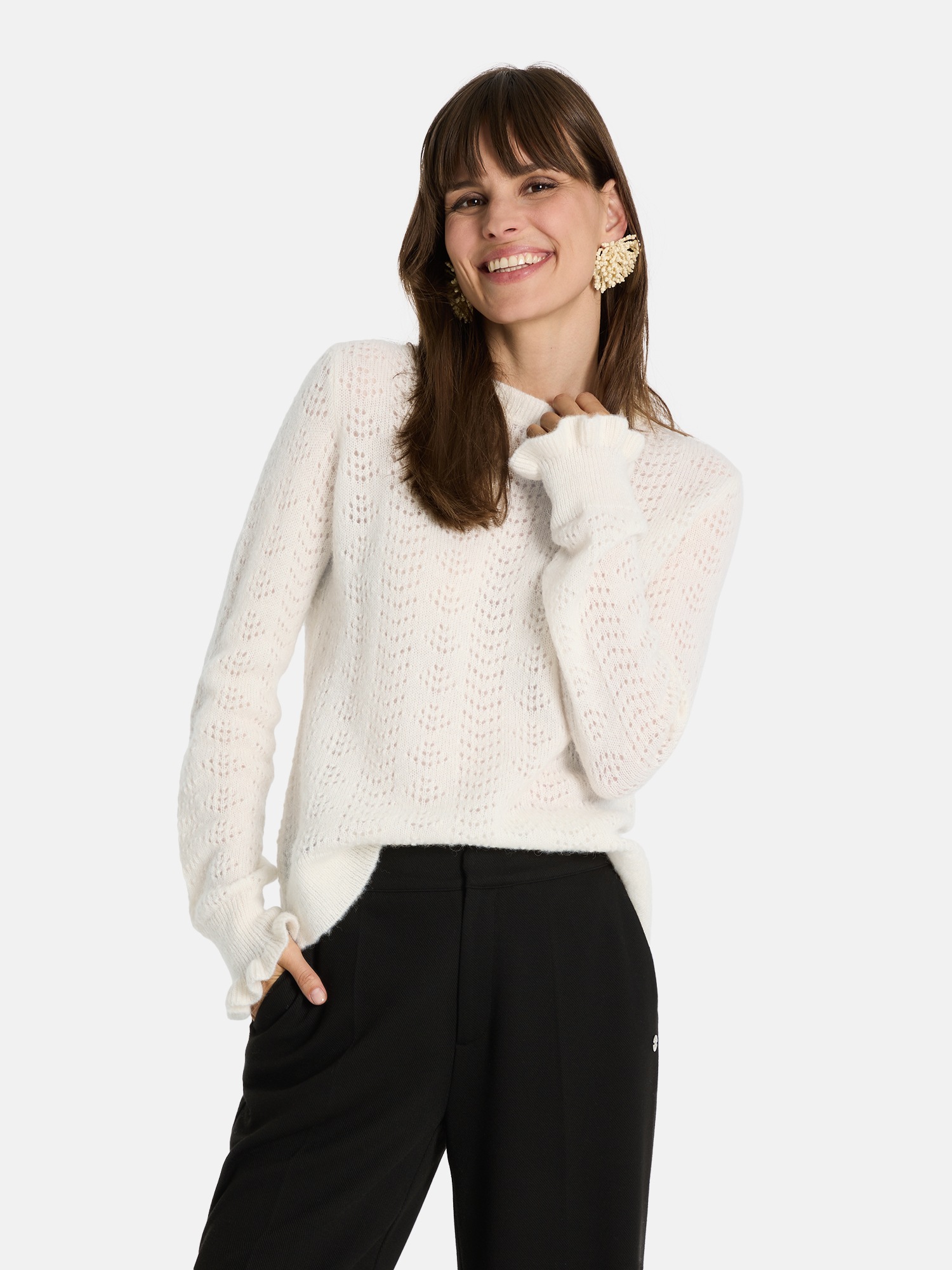 Lieblingsstück Strickpullover "ZipporaL" mit Alpakawolle und Wolle günstig online kaufen