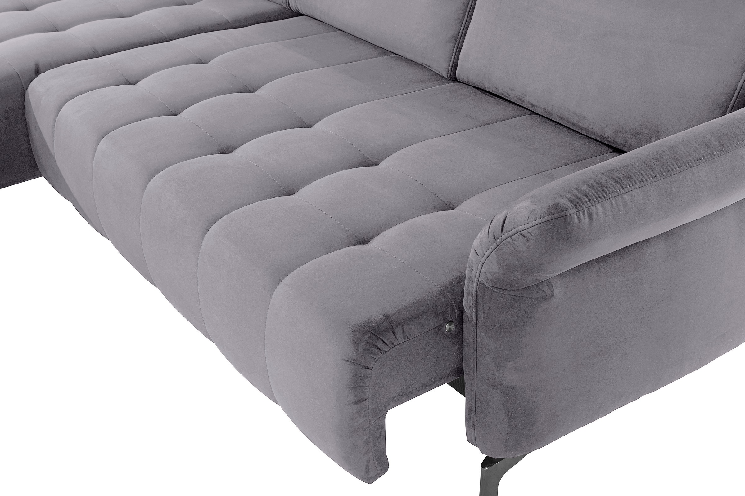 INOSIGN Ecksofa »Fresh L-Form«, Federkern, wahlweise Kopfteilverstellung und motorischer Vorziehsitz