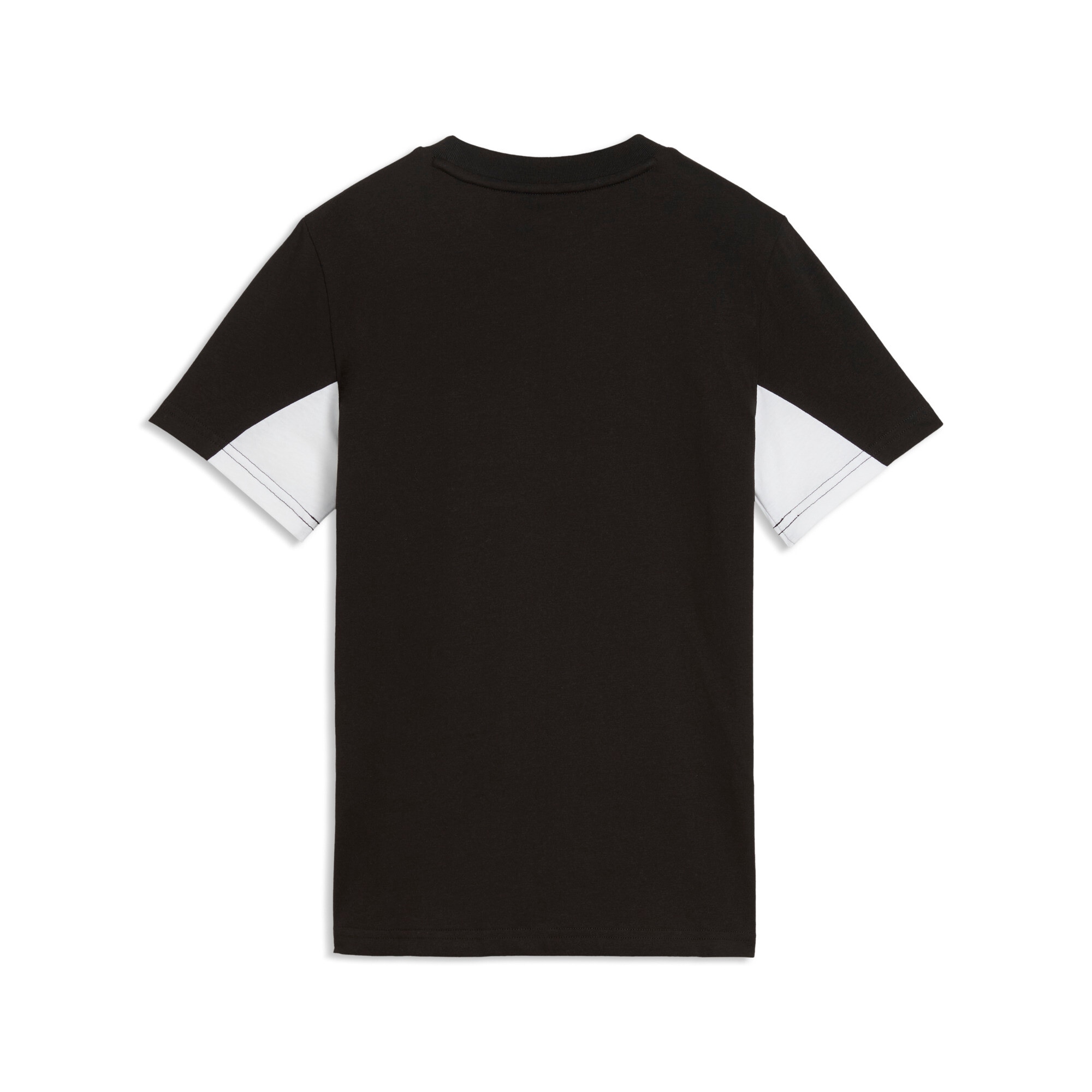PUMA T-Shirt »ESS BLOCK TEE B« Kurzarm, Rundhalsausschnitt, ohne Kapuze