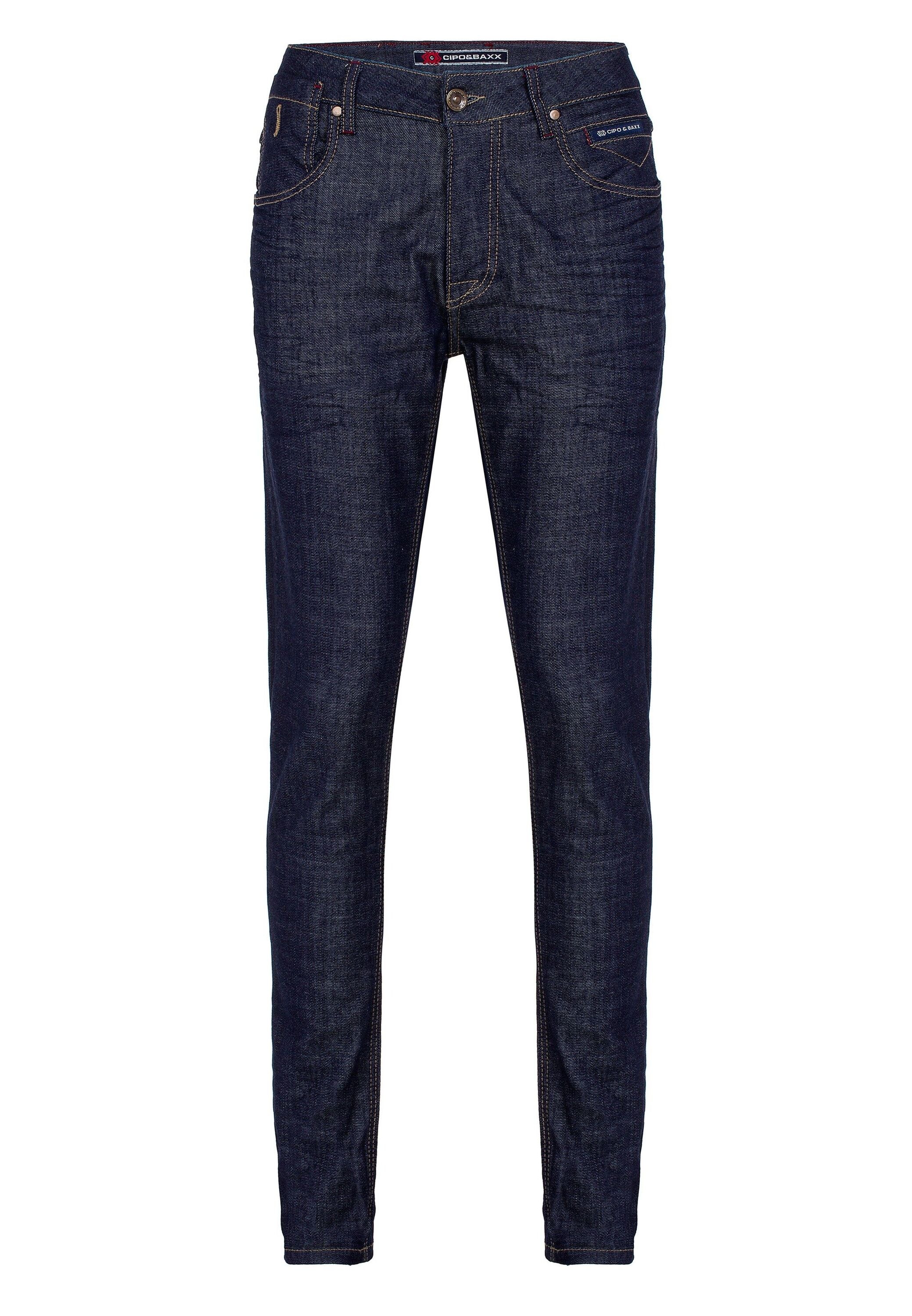 Cipo & Baxx Slim-fit-Jeans "Jeans", mit Zier-Knopföse, CD538 günstig online kaufen