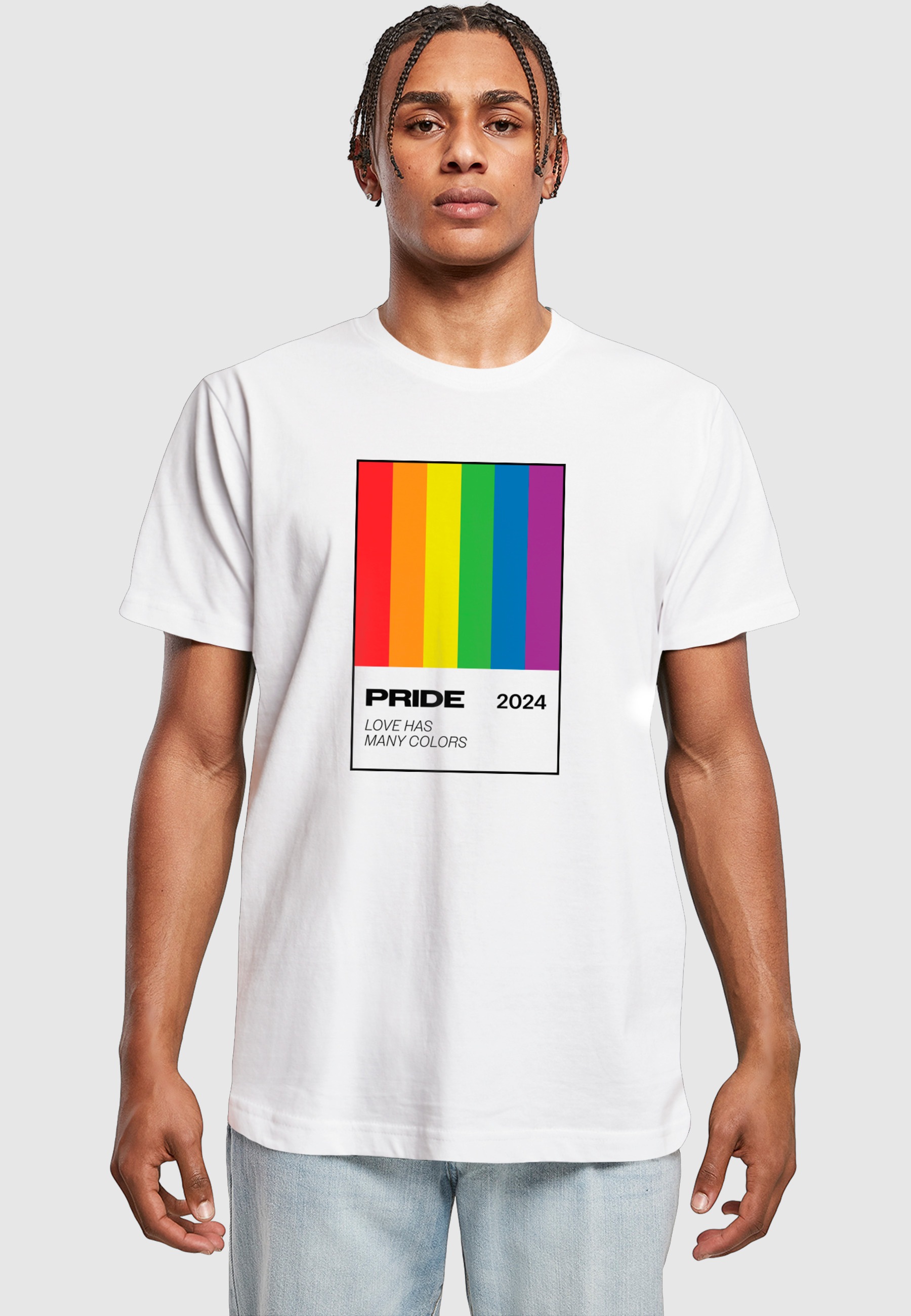 Thumbnail - MisterTee T-Shirt "MisterTee Many Colors Pride Tee" 1 Stk.