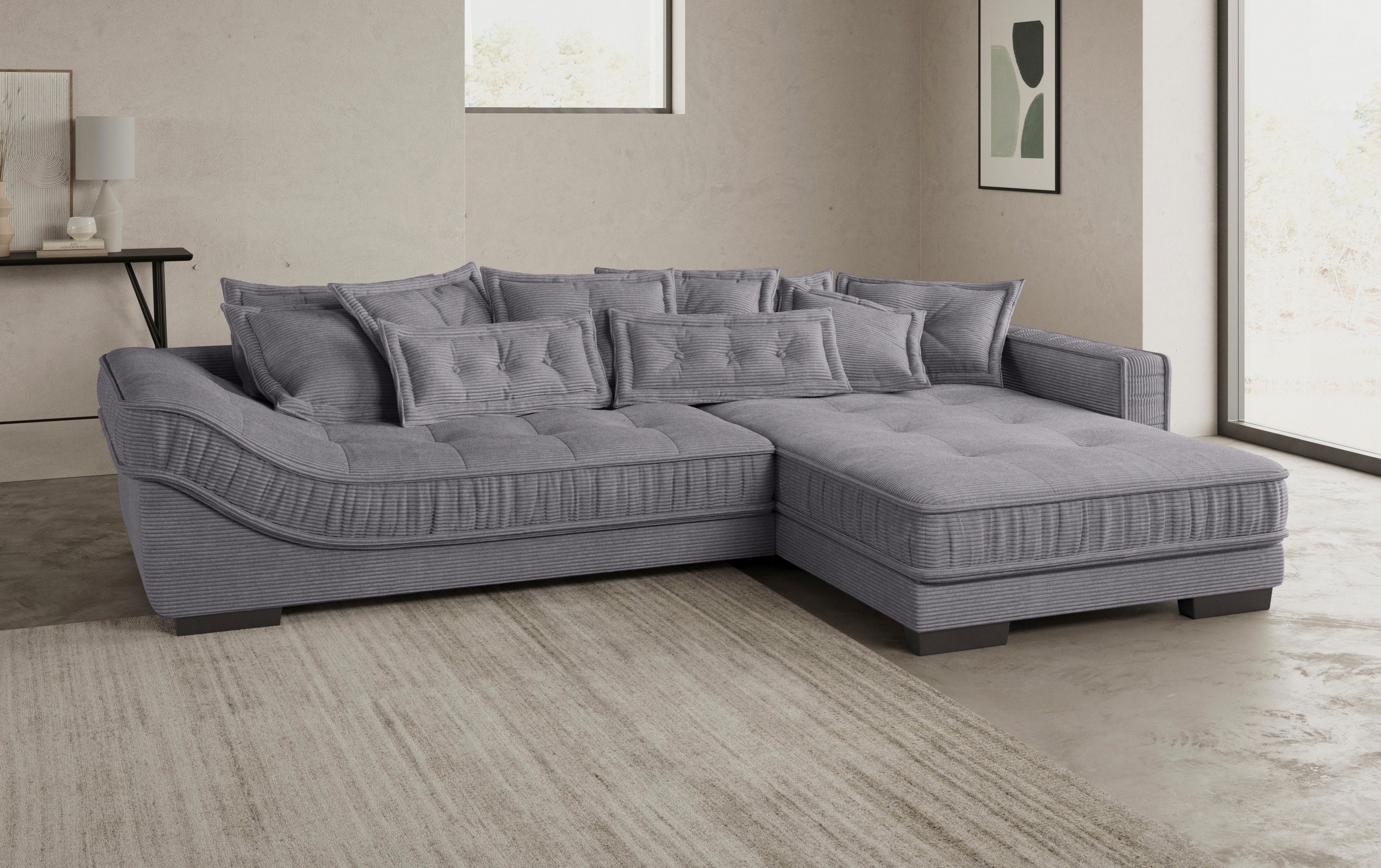 Mr. Couch Ecksofa »Diwan II DuraFlex L-Form«, DuraFlex-Kaltschaumpolsterung, bis 140 kg, 4 Bezugsqualitäten