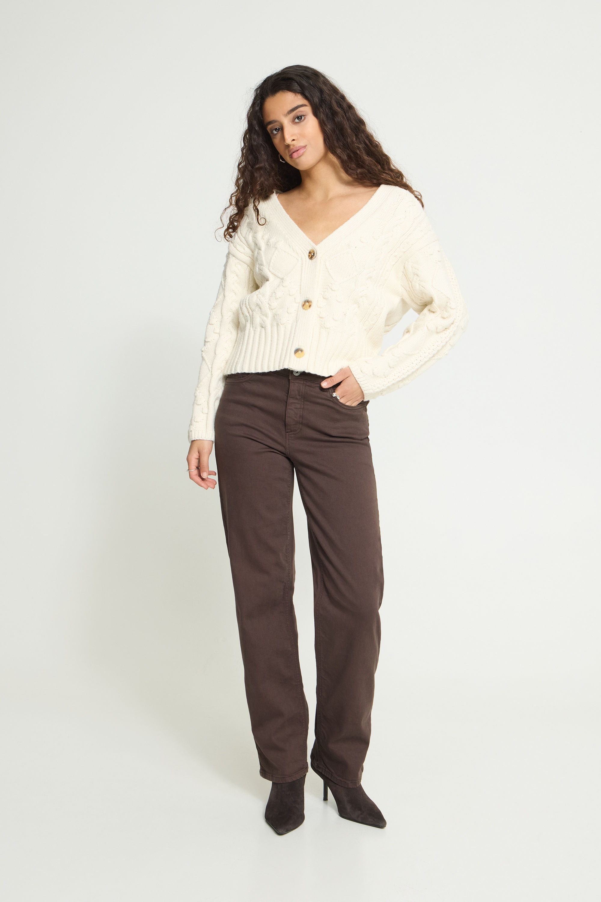 Ichi Strickjacke »Damen Strick-Cardigan langarm IHARPER«