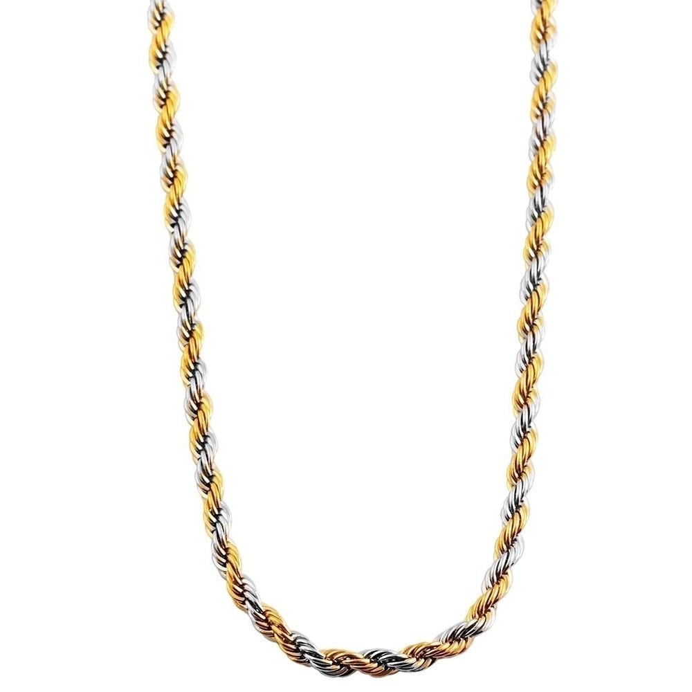 Adelia´s Kette ohne Anhänger »Unisex Halskette – Kordelkette aus Edelstahl« Ideal als Geschenk zum einfach so