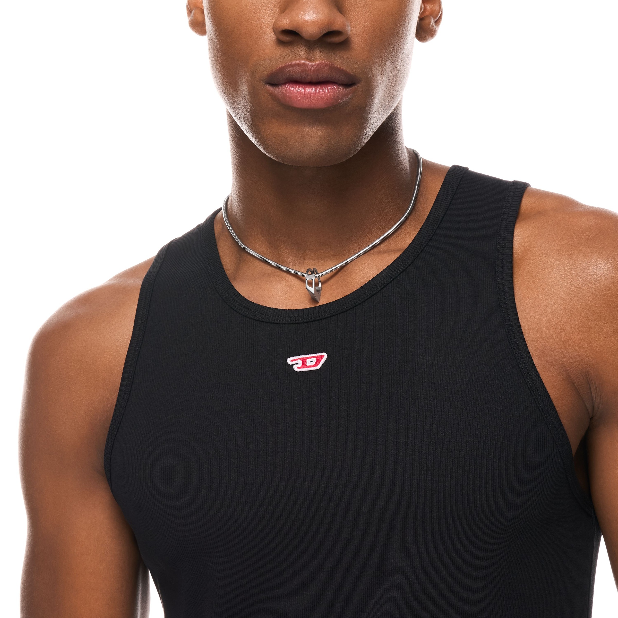 Diesel Kette mit Anhänger »Schmuck Geschenk Edelstahl D LOGO«