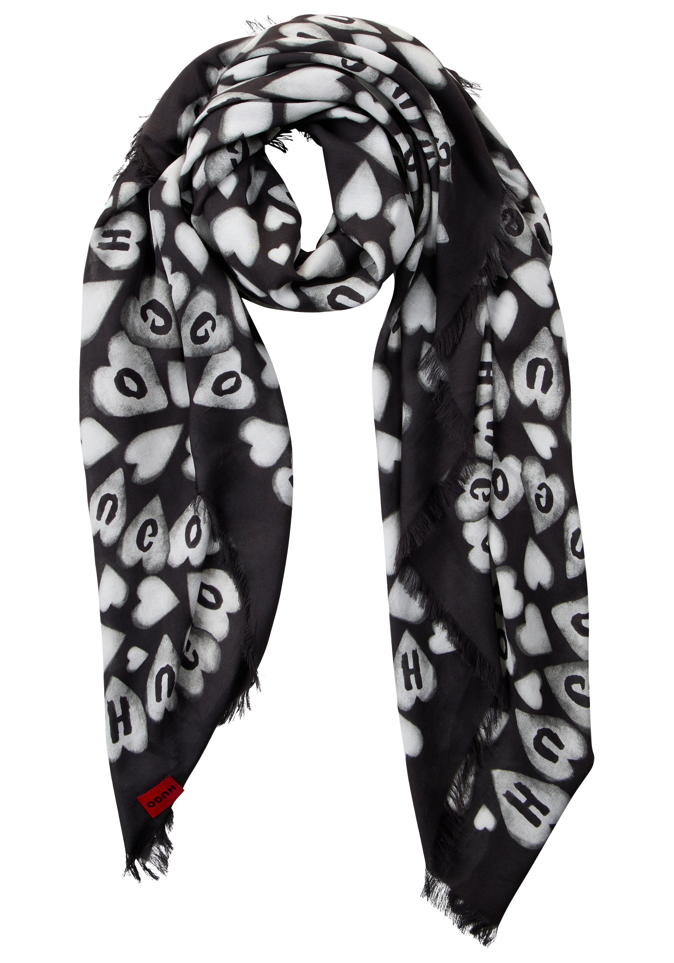 HUGO Schal "Alycia 120*120" günstig online kaufen