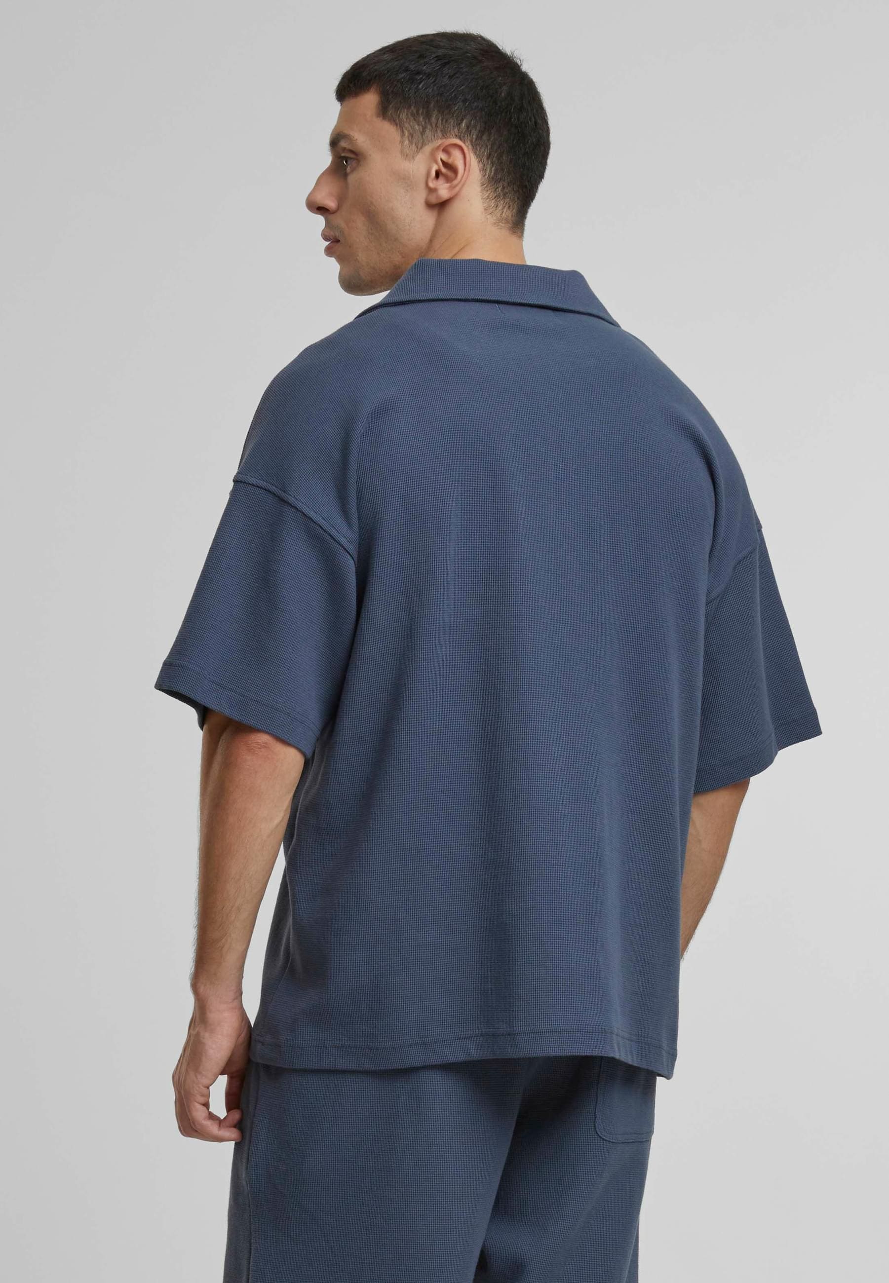 Another Cotton Lab Poloshirt »Another Cotton Lab Another Waffle Oversized Polo Shirt«, (1 tlg.)