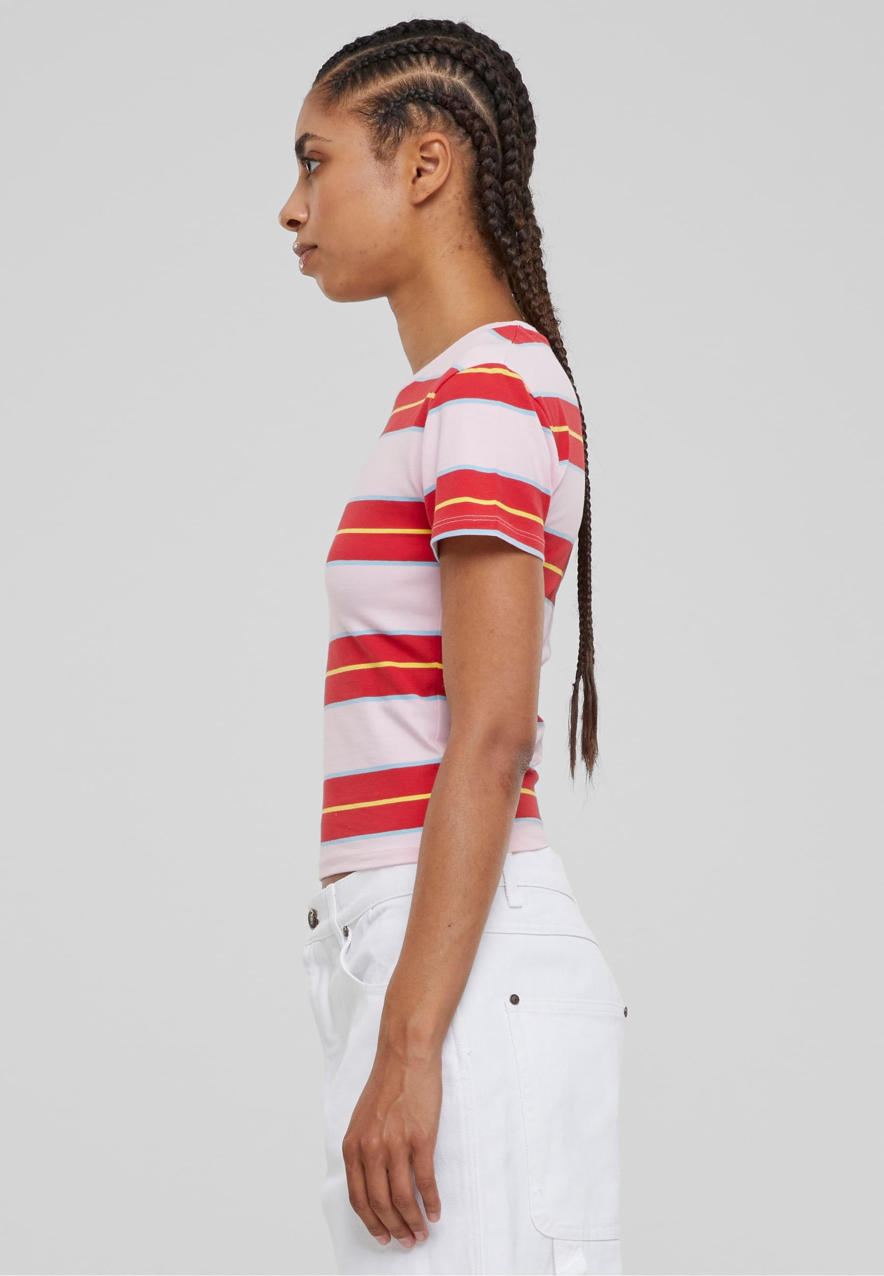 Karl Kani T-Shirt »Karl Kani Damen KW213-040-1 KK Small Signature Stripe Tee«, (1 tlg.)