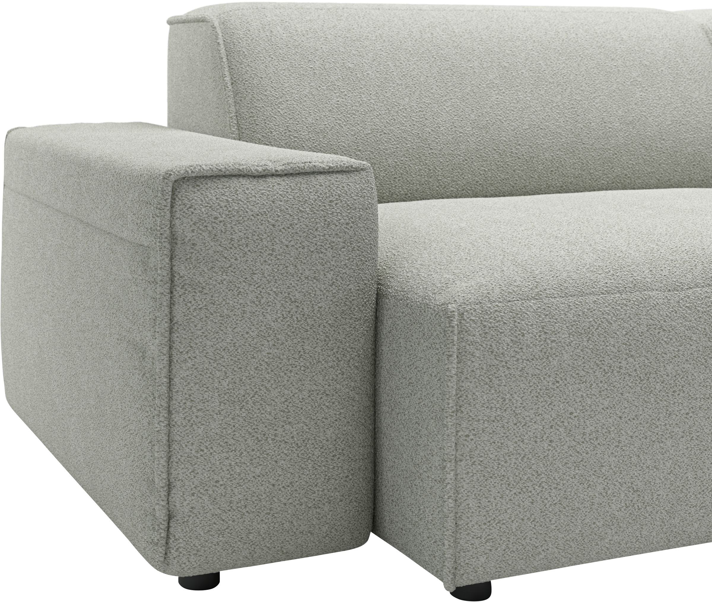 andas Ecksofa »Glimminge L-Form auch in Breitcord, Feincord + Easy care-Bezug,«, Breite 234, Zierkissen