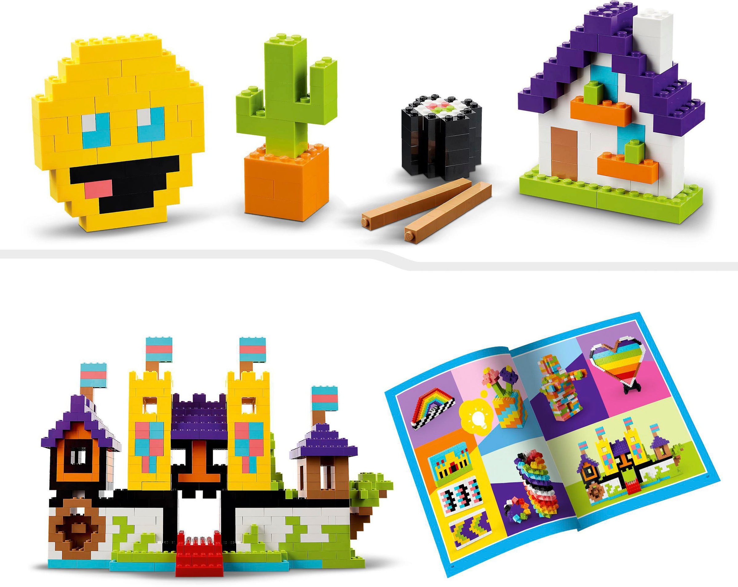 LEGO® Konstruktionsspielsteine »Großes Kreativ-Bauset (11030), LEGO® Classic«, (1000 St.)