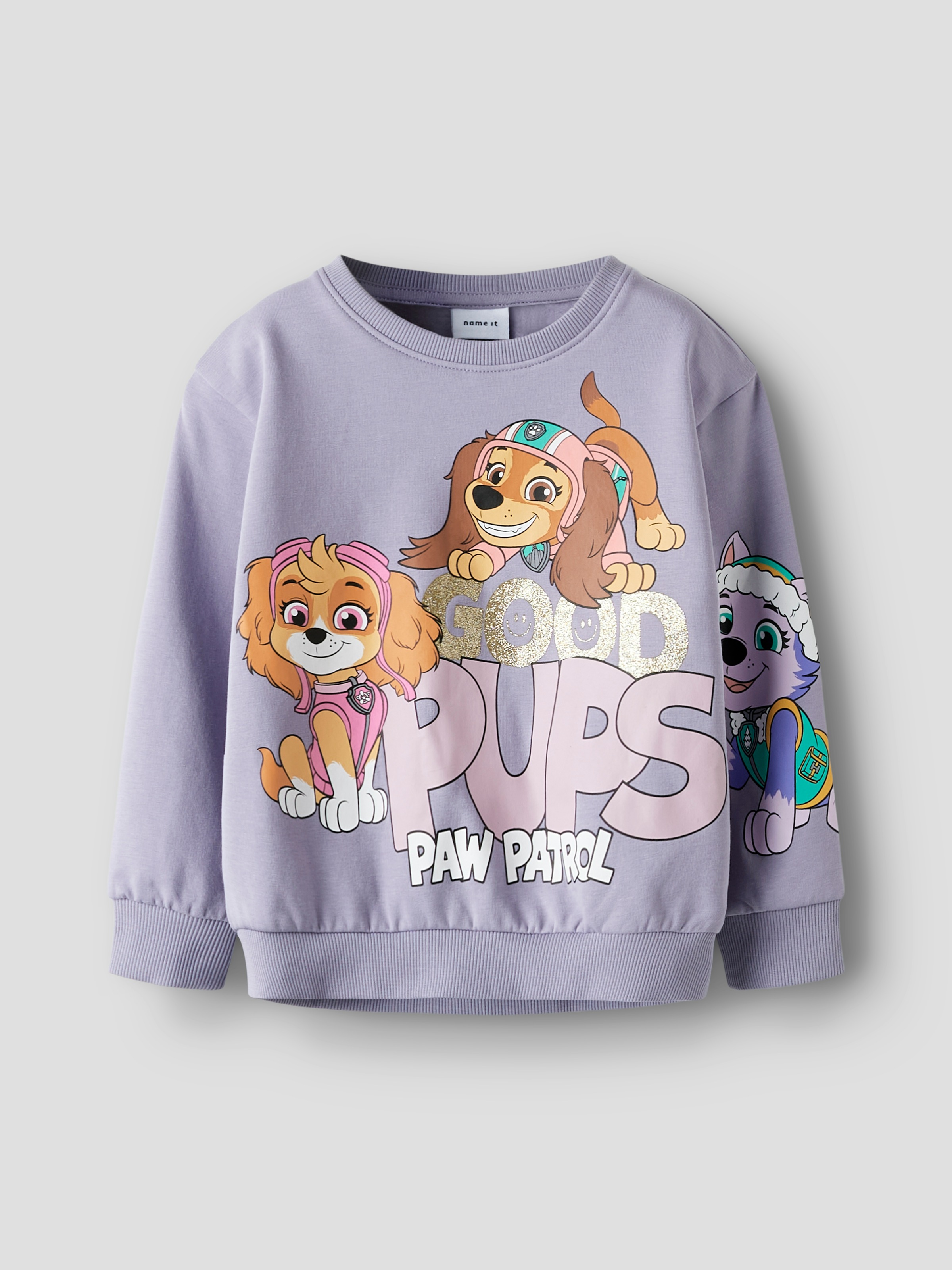 Thumbnail - Name It Sweatshirt "NMFJARA PAW NREG SWEAT BRU NOOS CPLG"