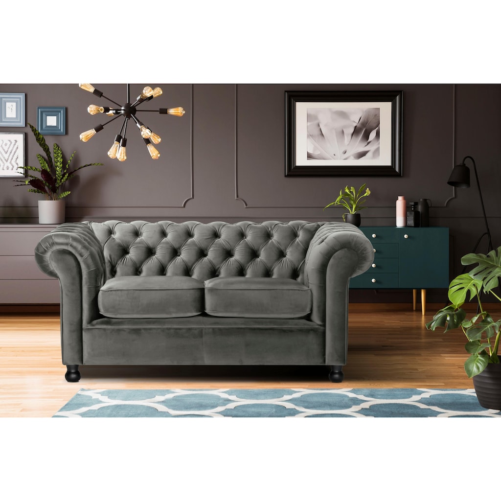 Home affaire Chesterfield-Sofa »Chesterfield Home 2-Sitzer«