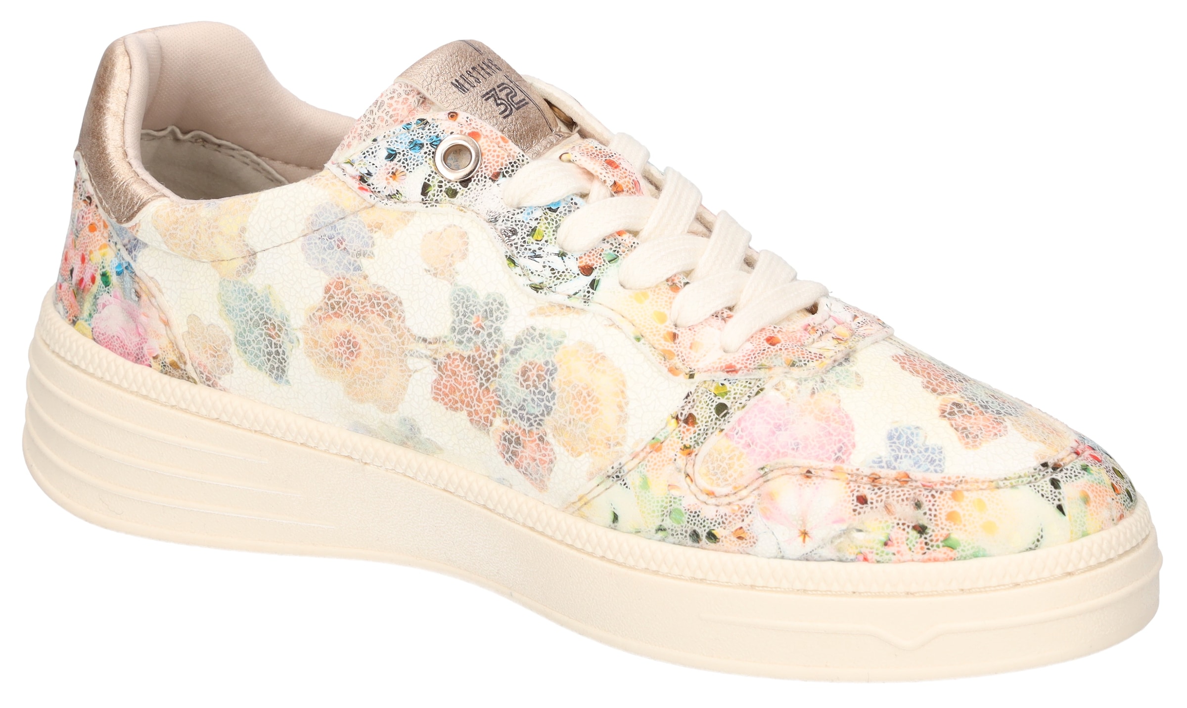 Mustang Shoes Sneaker, Pride Sneaker, Schnürschuh mit bunten Metallic-Besätzen