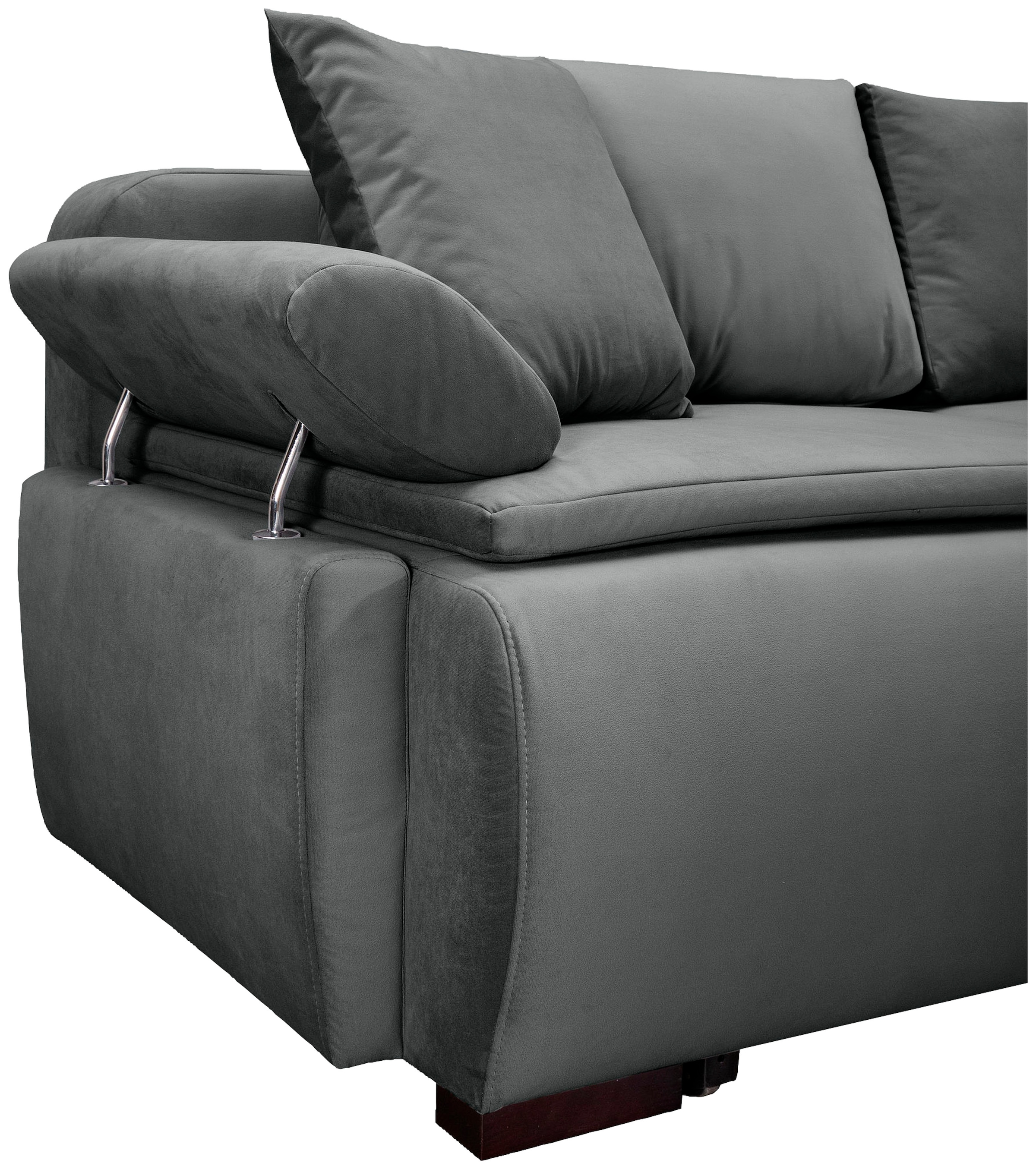 INOSIGN Schlafsofa »Romeo«, mit Boxspringaufbau, Bettfunktion & Bettkasten, Dauerschlafsofa